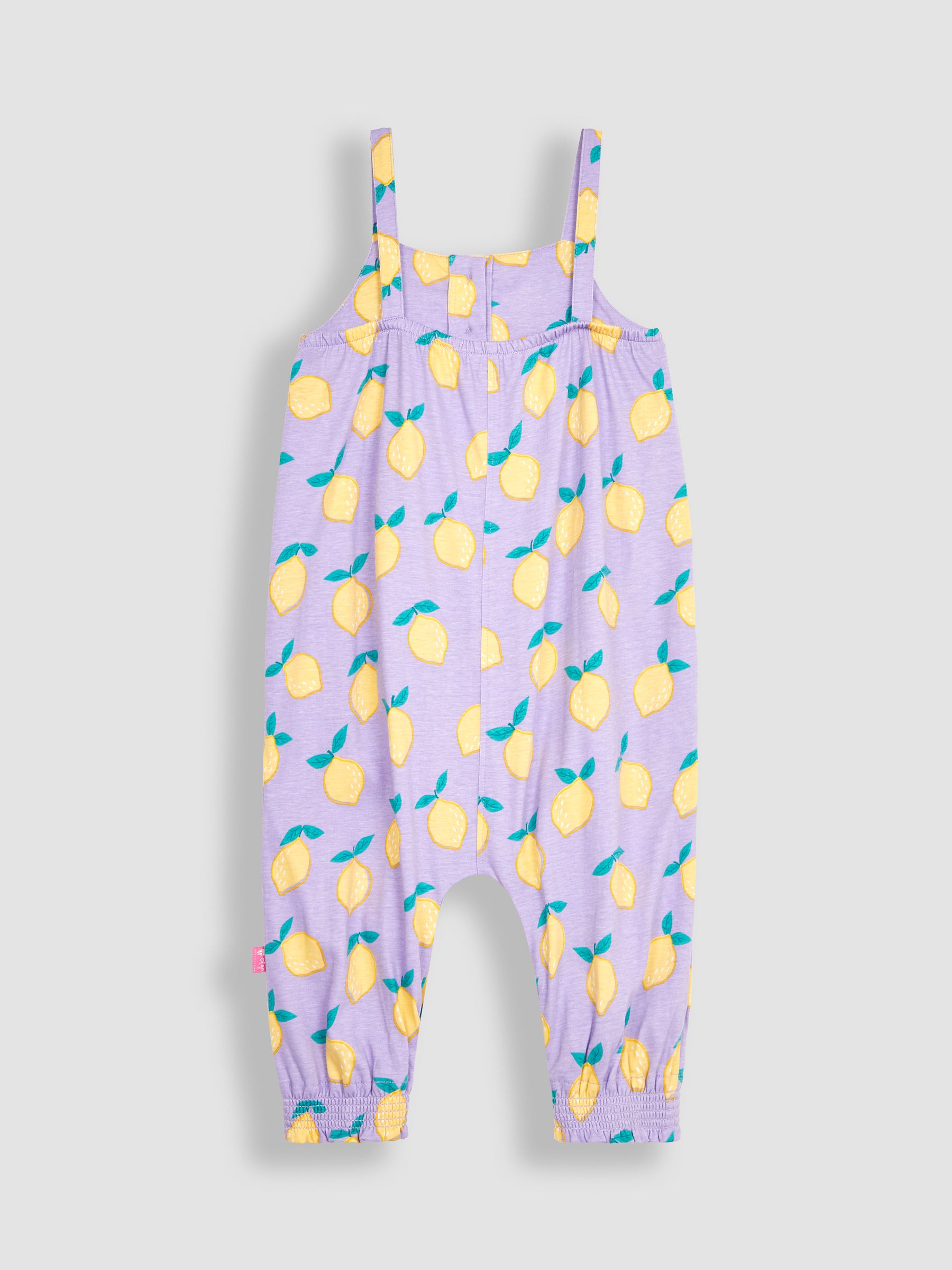 Lilac Purple Lemon Print Jumpsuit - Image 2 of 3