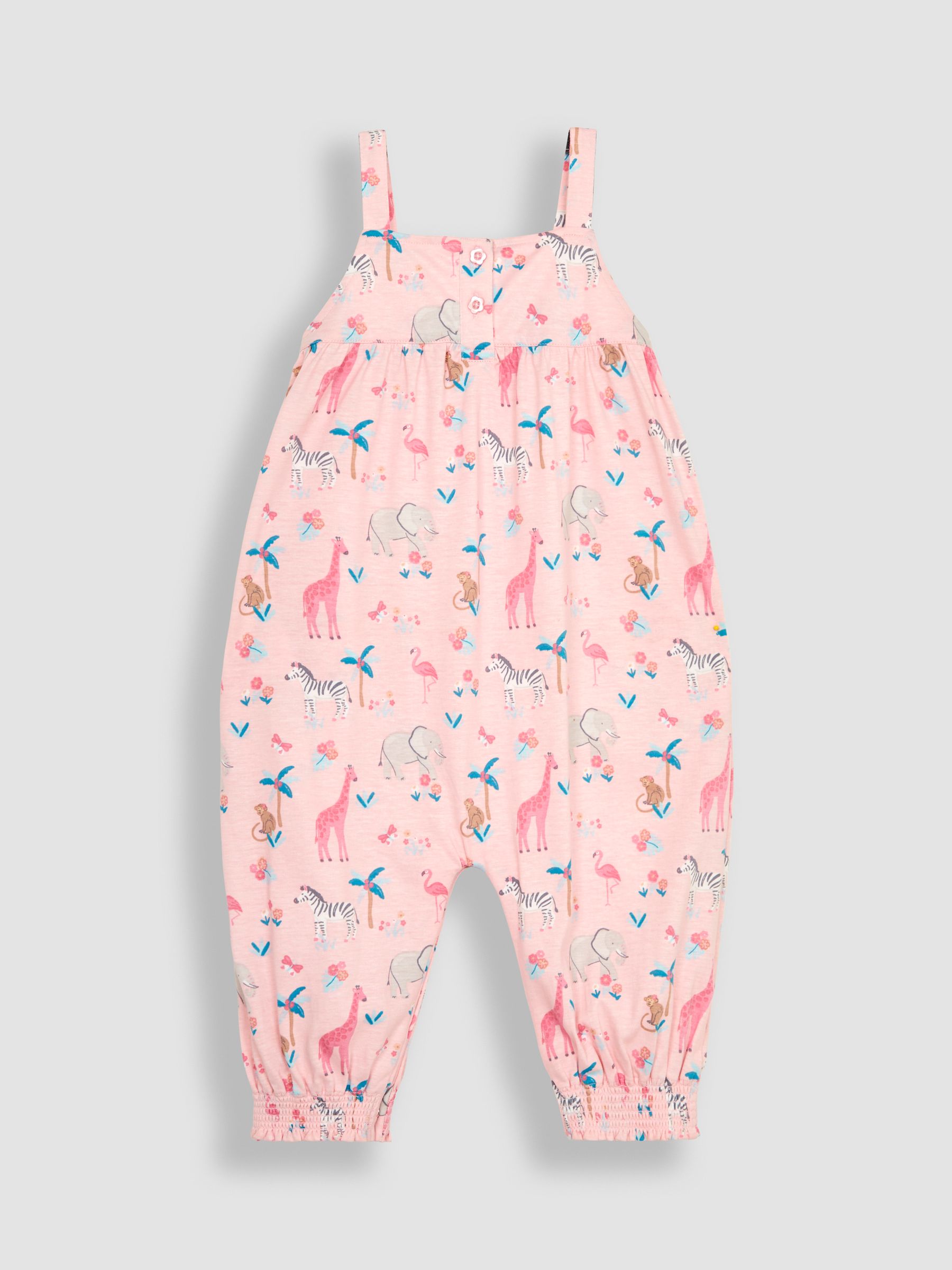 Pink Jungle Safari Print Jumpsuit - Image 2 of 3