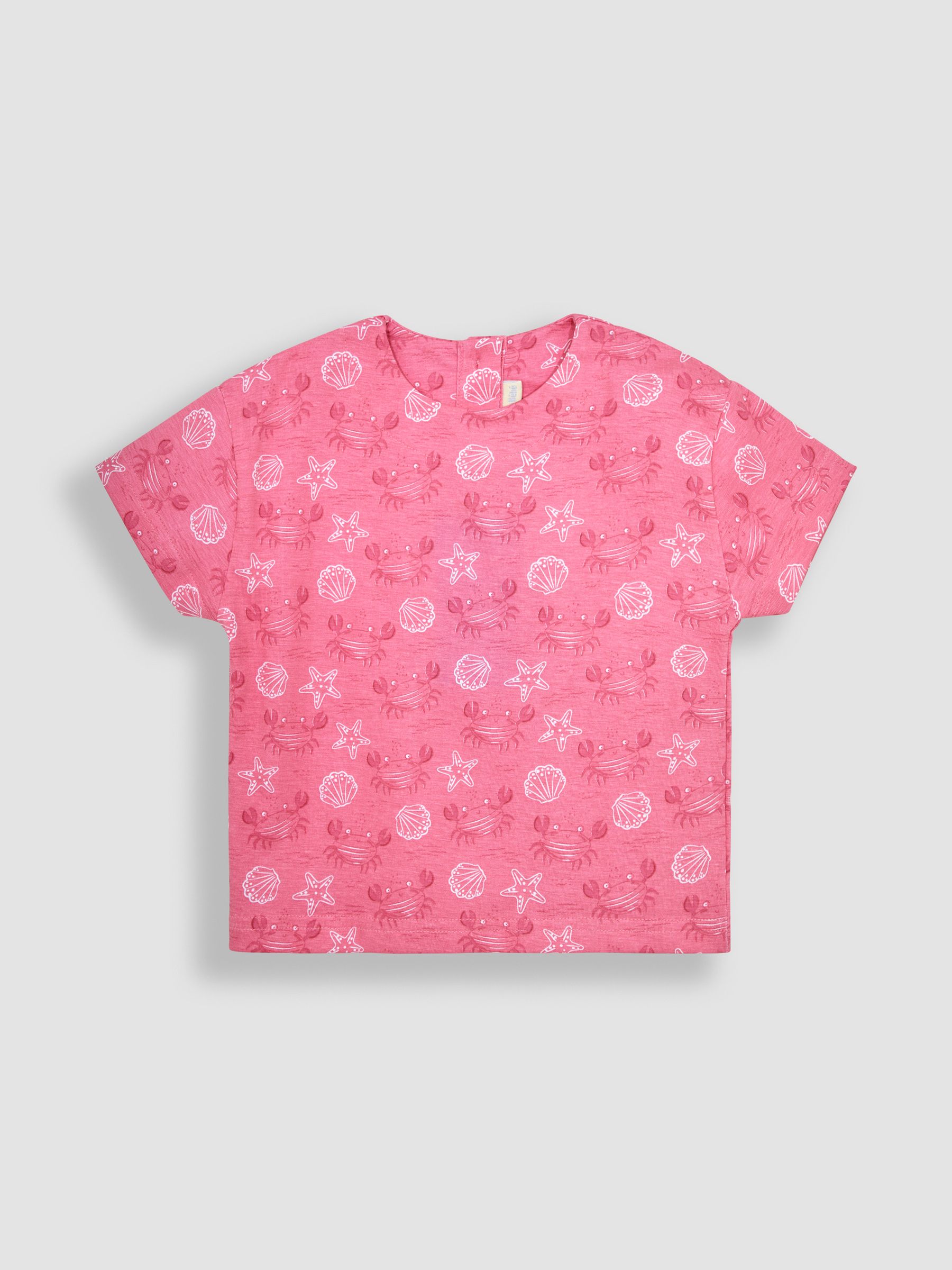 Coral 2-Piece Crab T-Shirt & Shorts Set - Image 2 of 4
