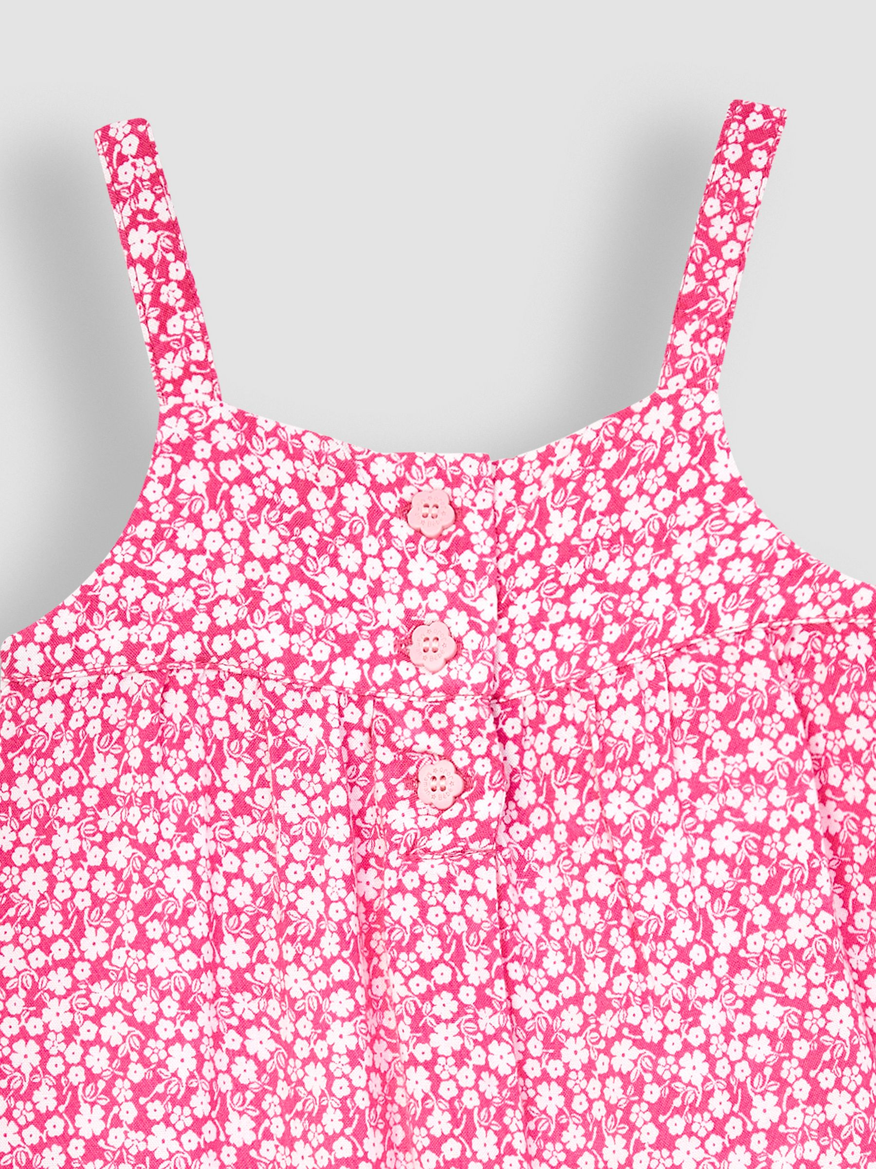Fuchsia Pink Ditsy Floral Jumpsuit - Image 3 of 3