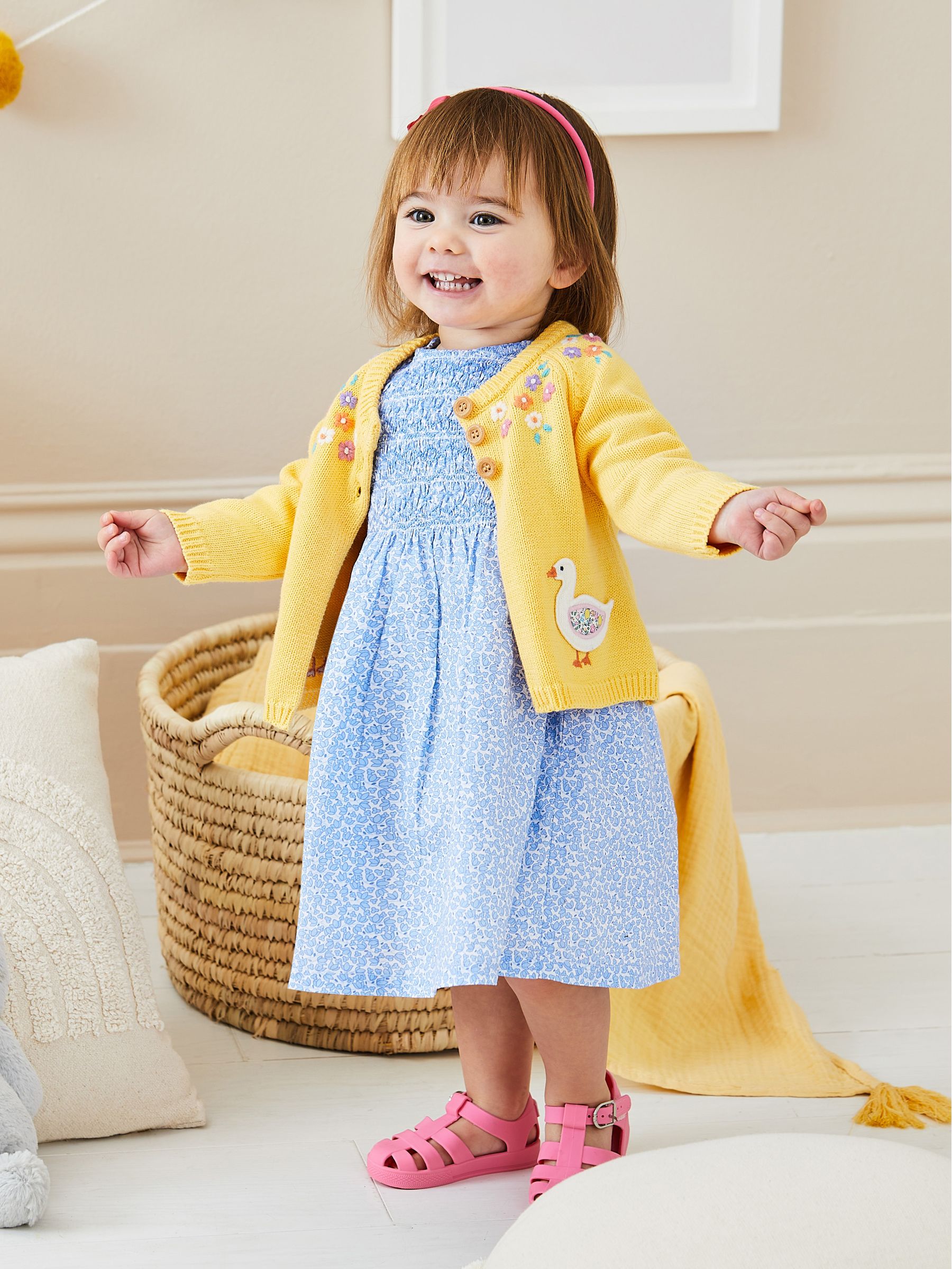 Yellow Duck Novelty Pocket Cardigan - Image 1 of 5