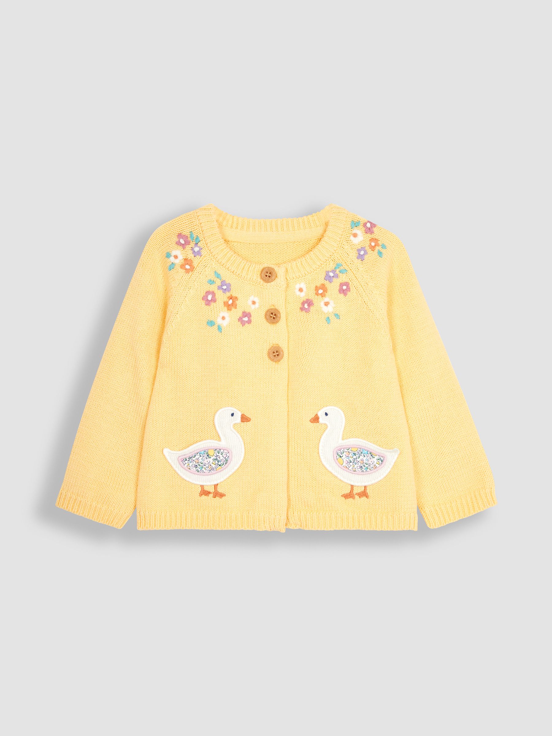 Yellow Duck Novelty Pocket Cardigan - Image 3 of 5