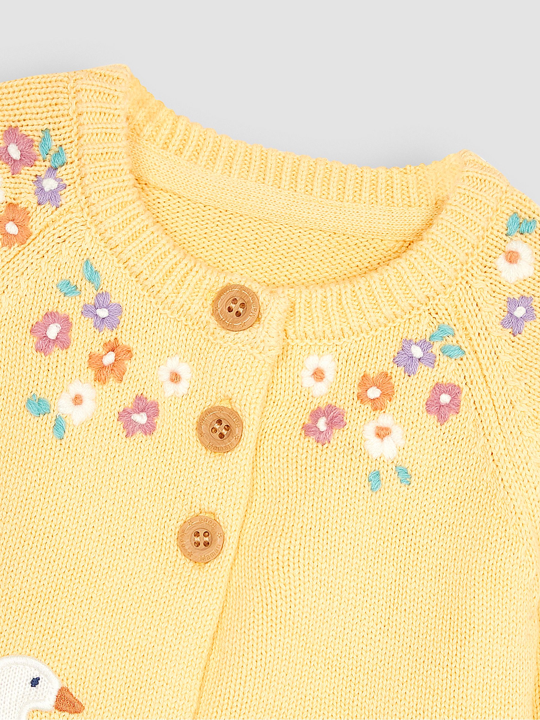 Yellow Duck Novelty Pocket Cardigan - Image 4 of 5
