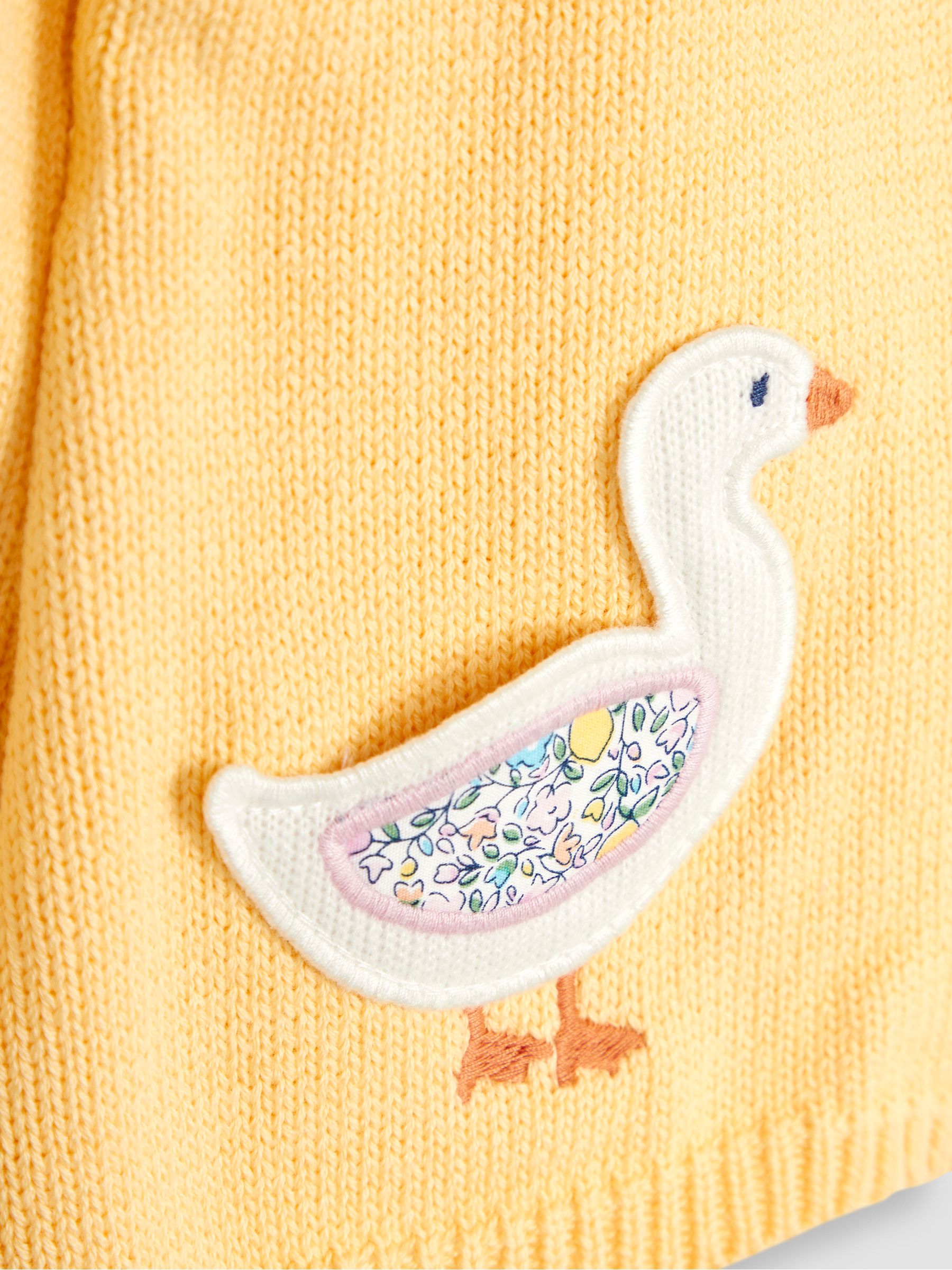 Yellow Duck Novelty Pocket Cardigan - Image 5 of 5