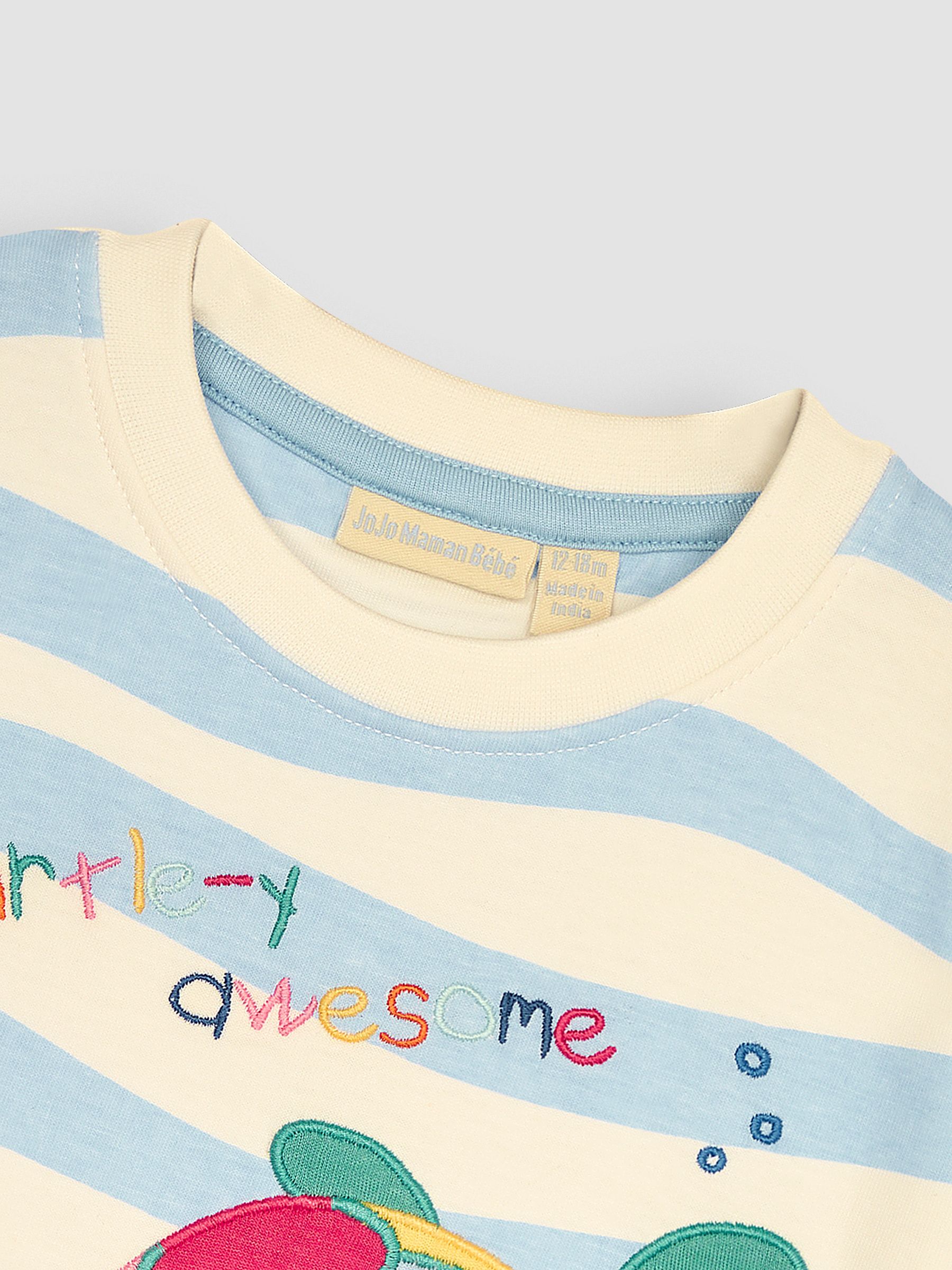Blue Turtle Appliqué T-Shirt - Image 2 of 3