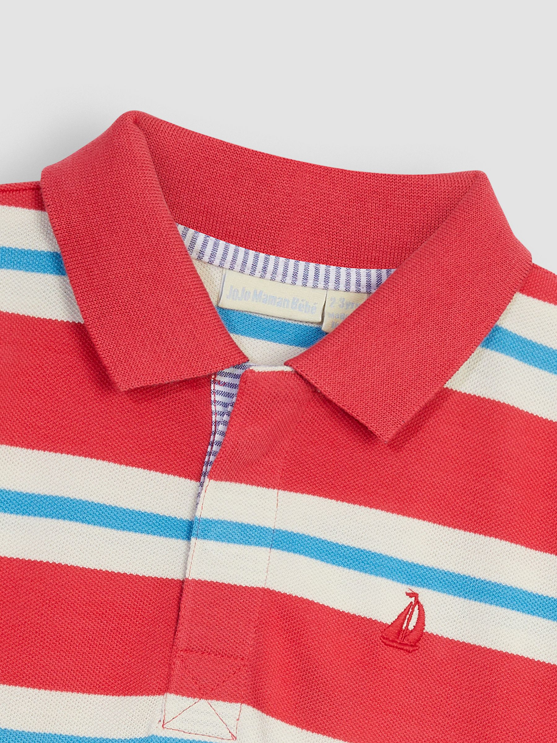 Pink Classic Stripe Polo Shirt - Image 2 of 3