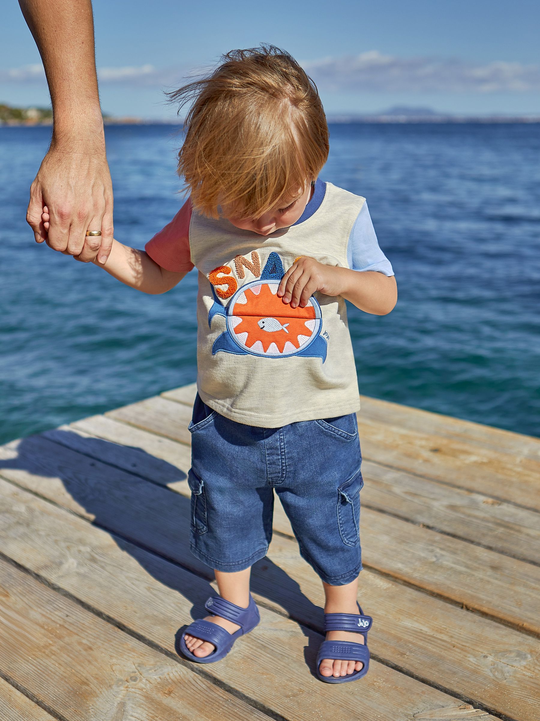 Denim Denim Cargo Shorts - Image 1 of 5