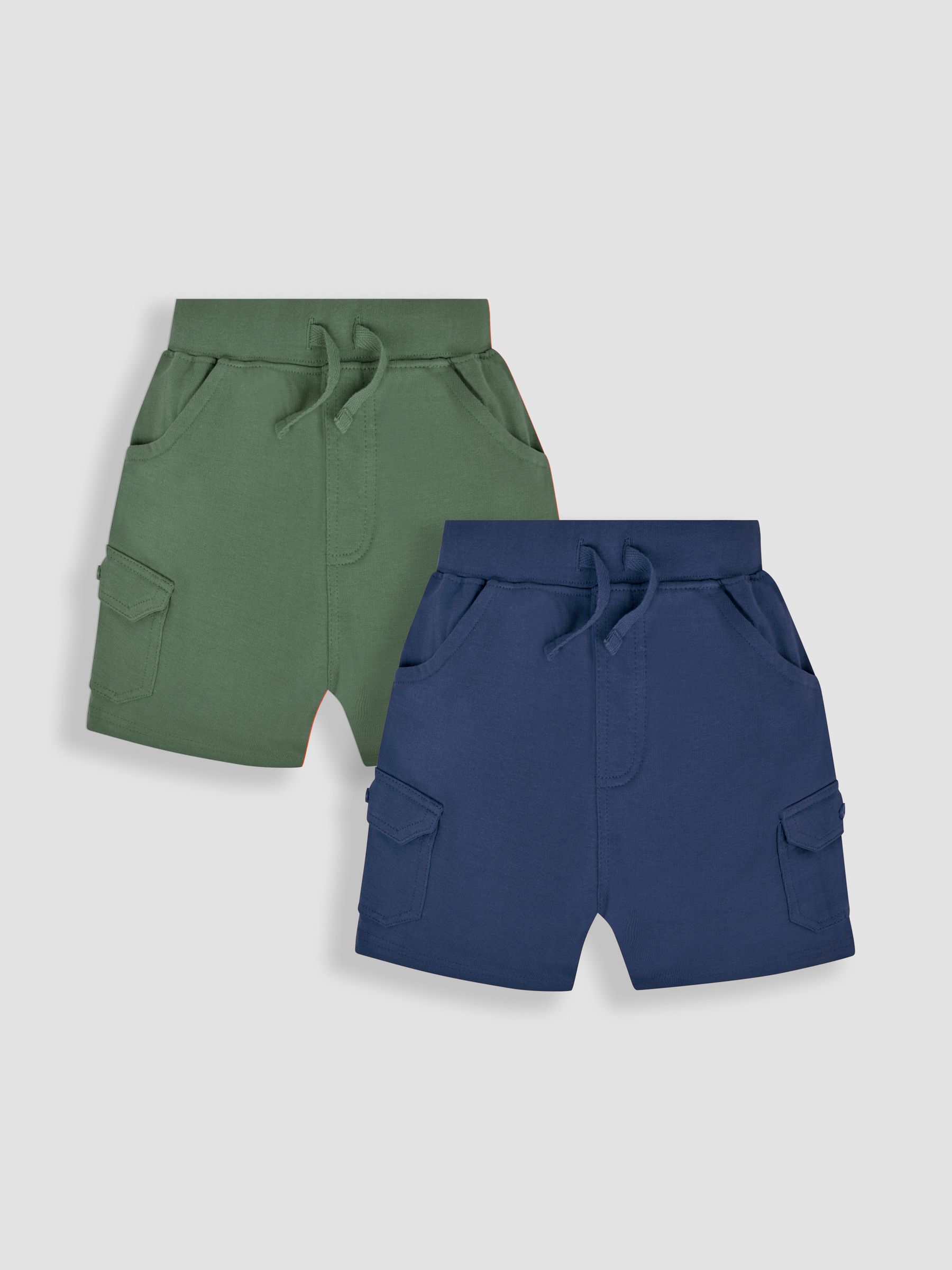 Khaki Green 2-Pack Jersey Cargo Shorts - Image 1 of 7