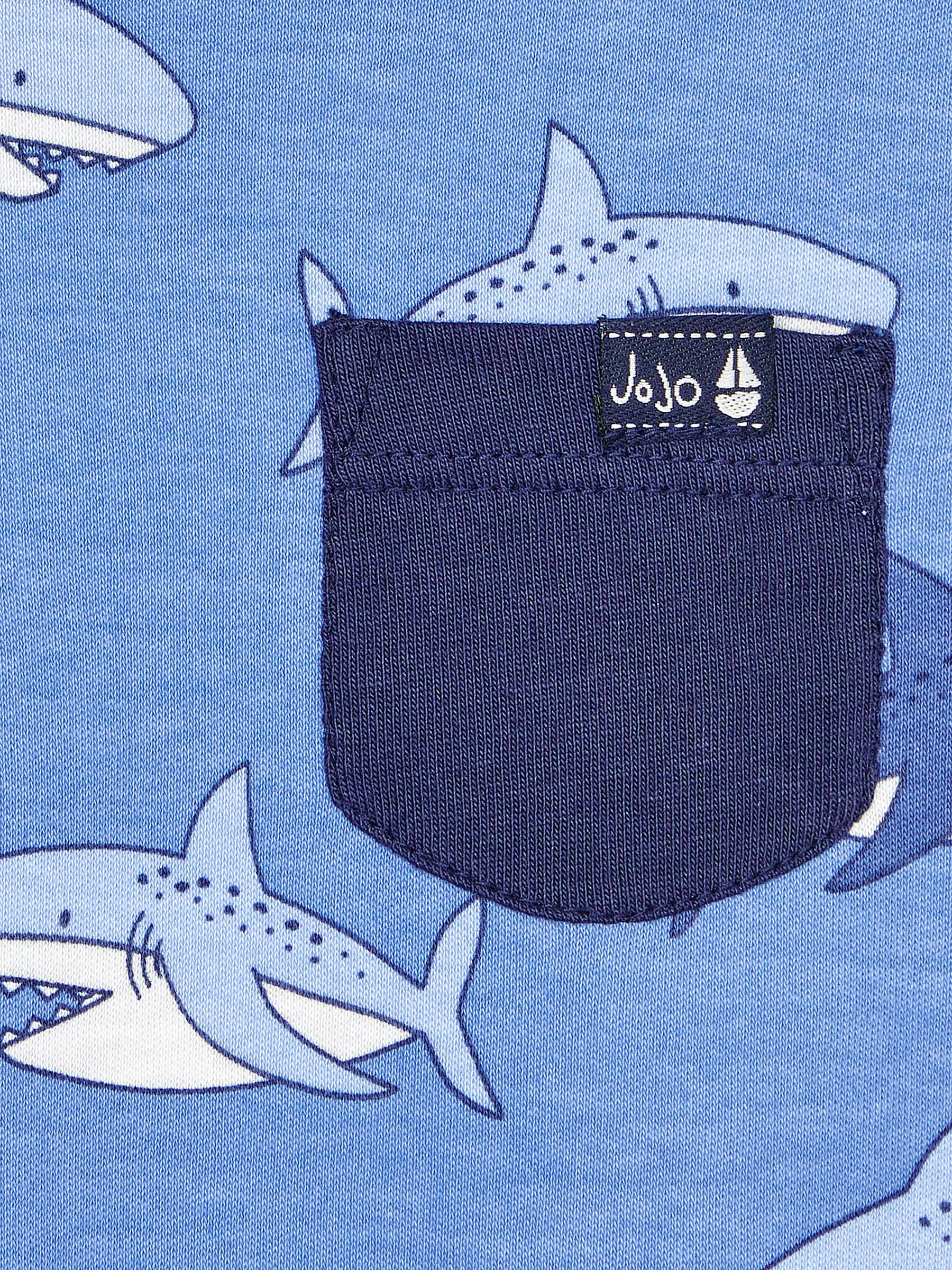 Blue Shark Contrast Pocket Top - Image 3 of 3