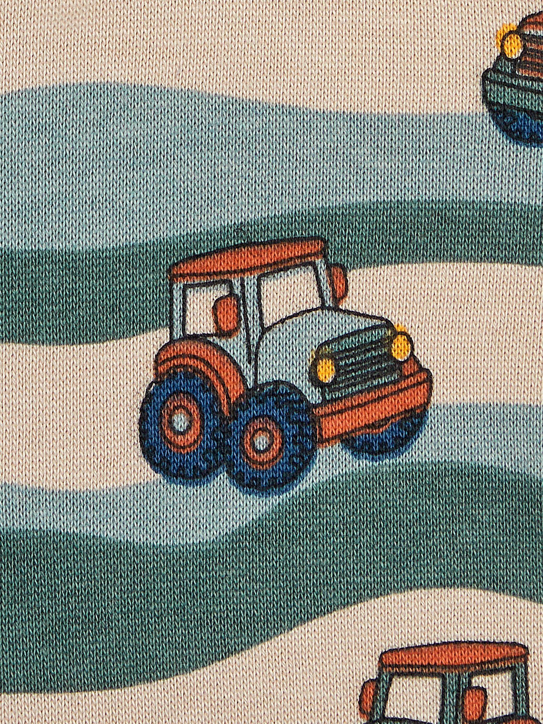 Khaki Green Tractor Crew Neck Jersey Sweatshirt - Image 3 of 3