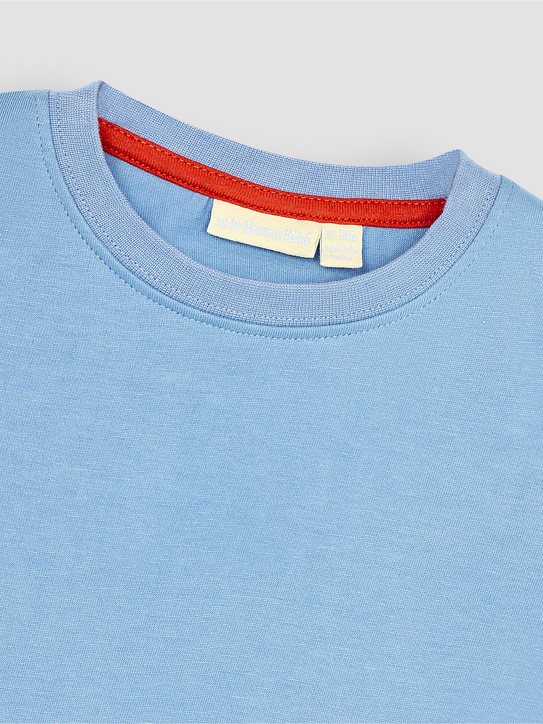 Blue Tractor Appliqué Border T-Shirt - Image 2 of 3