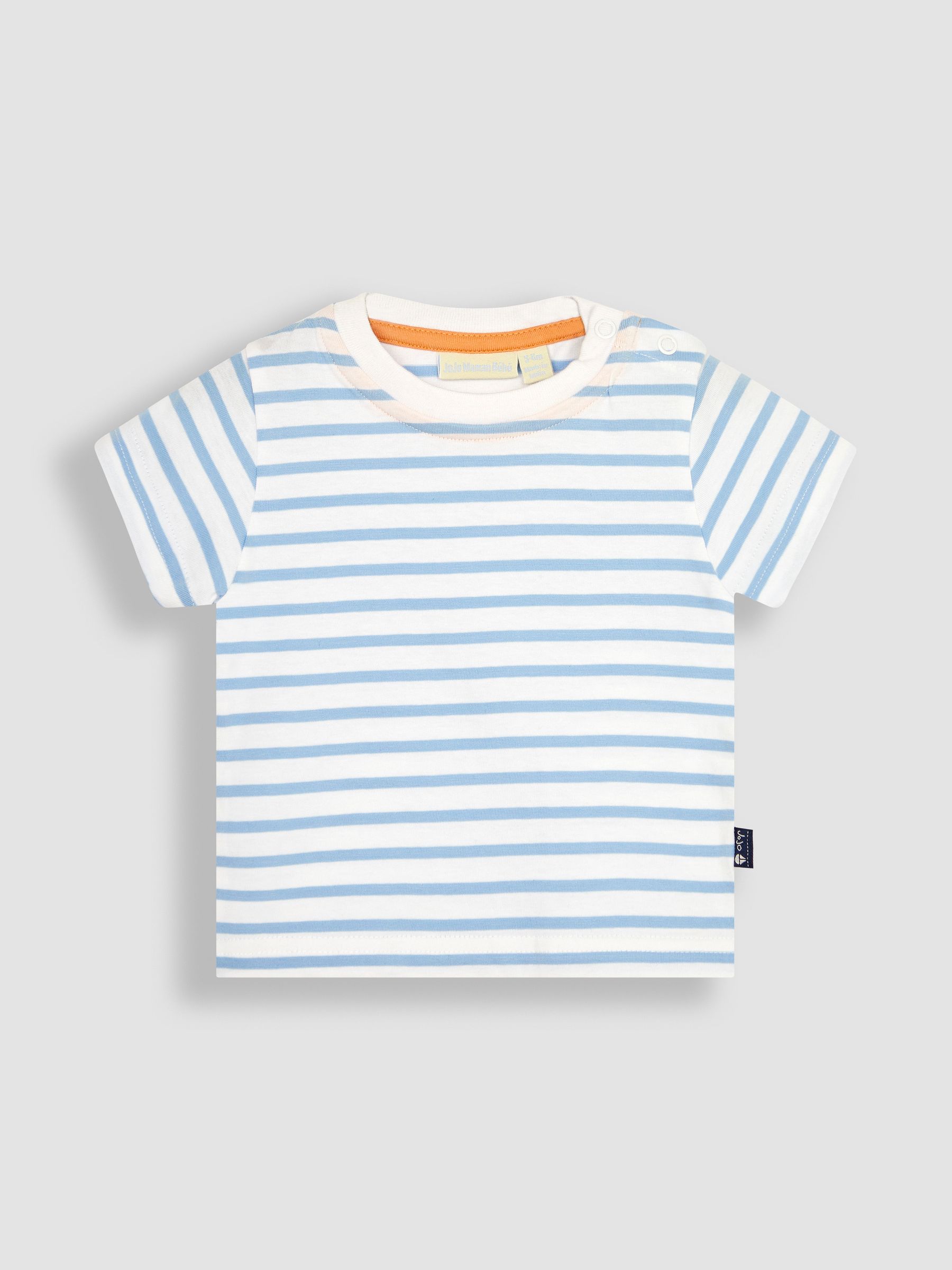 Navy Blue Boat Appliqué Short Dungarees & T-Shirt Set - Image 5 of 6
