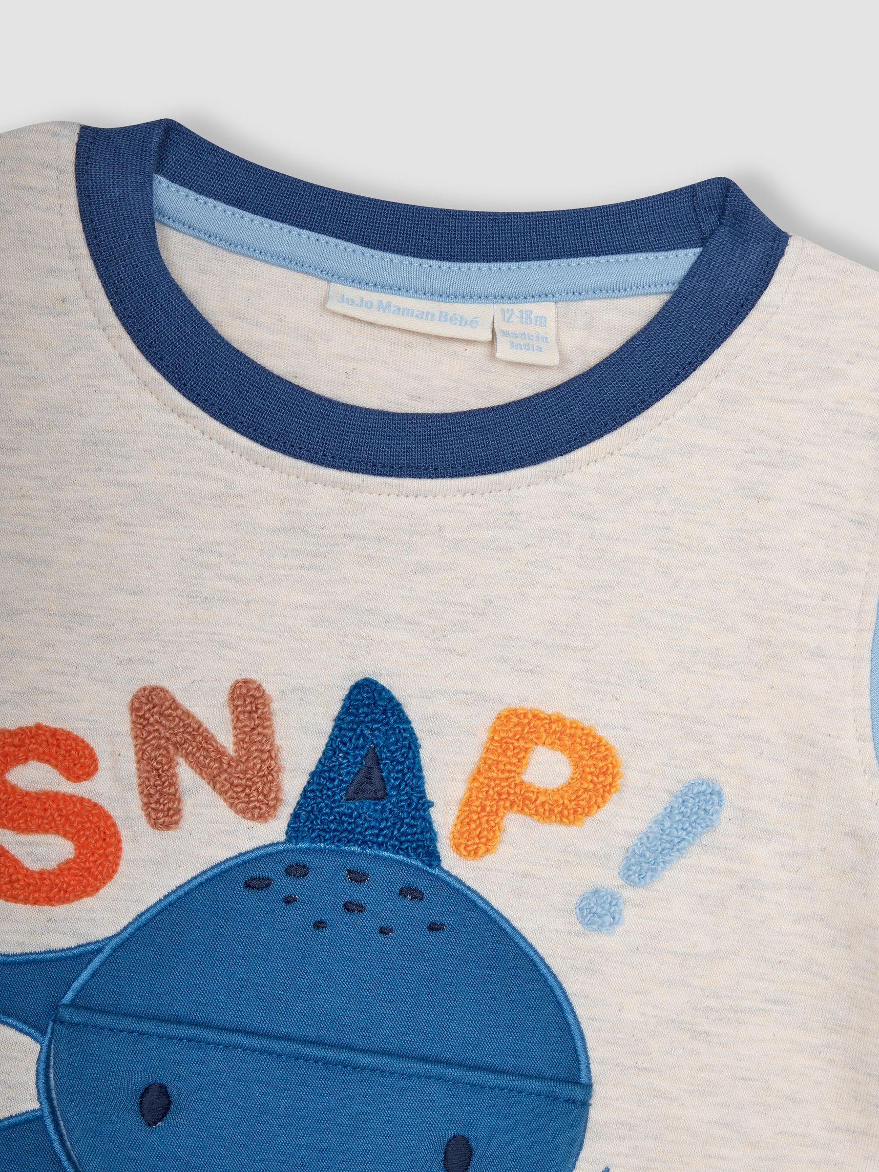 Natural Shark Interactive Appliqué T-Shirt - Image 5 of 5