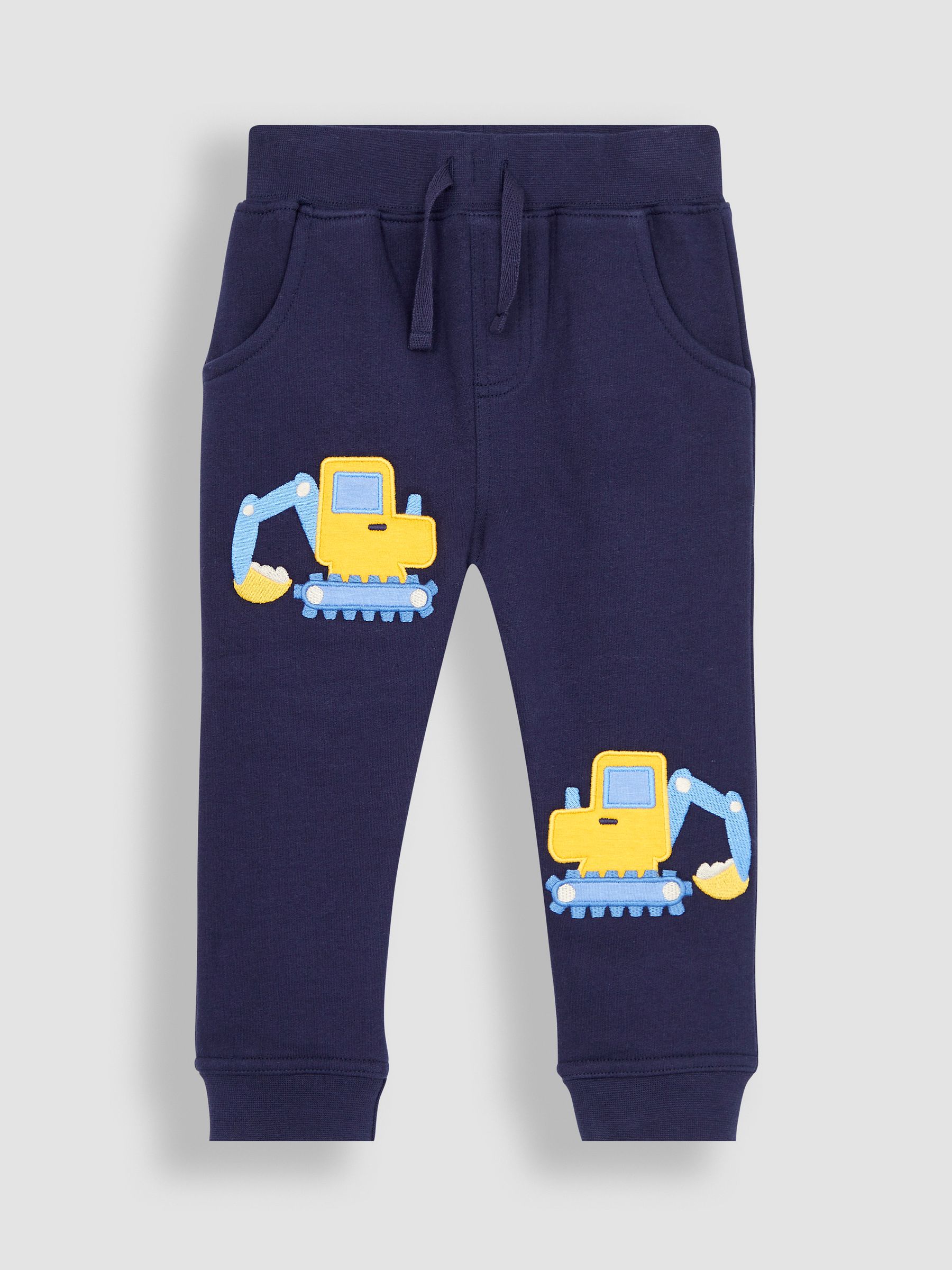 Navy Blue Digger Appliqué Pet in Pocket Joggers - Image 5 of 6
