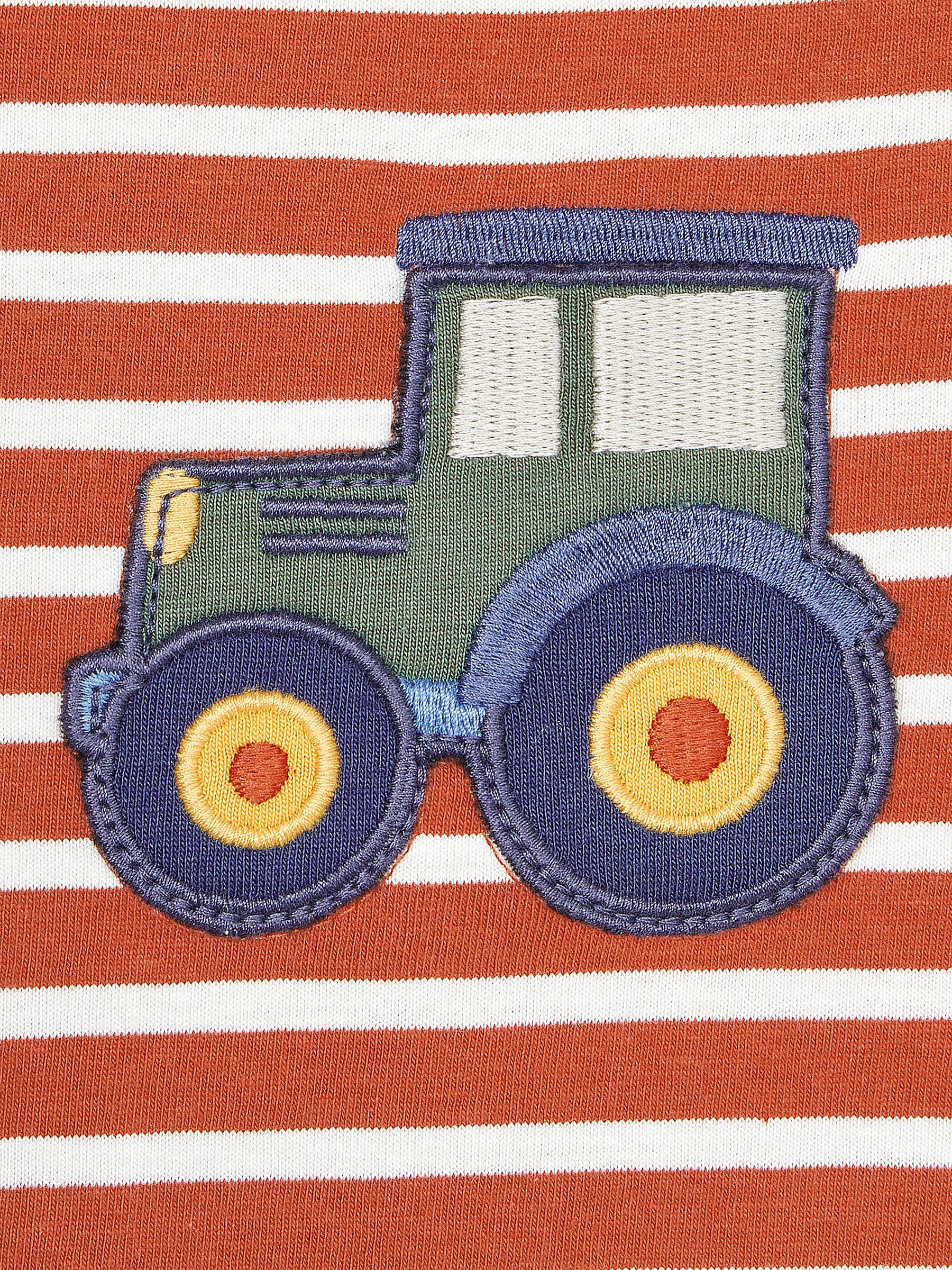 Orange Tractor Appliqué Pocket Top - Image 3 of 3