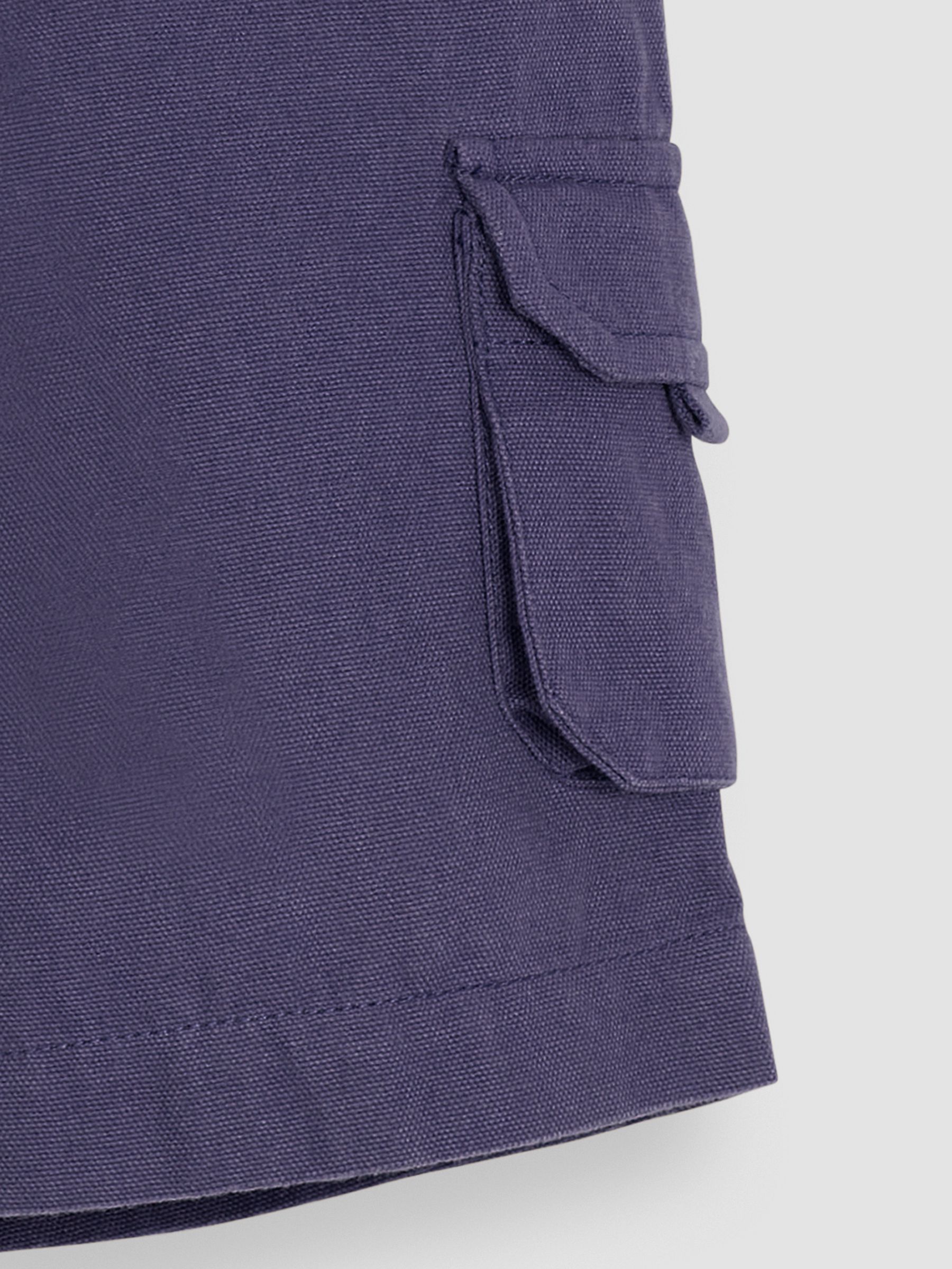 Indigo Blue Cargo Shorts - Image 3 of 3