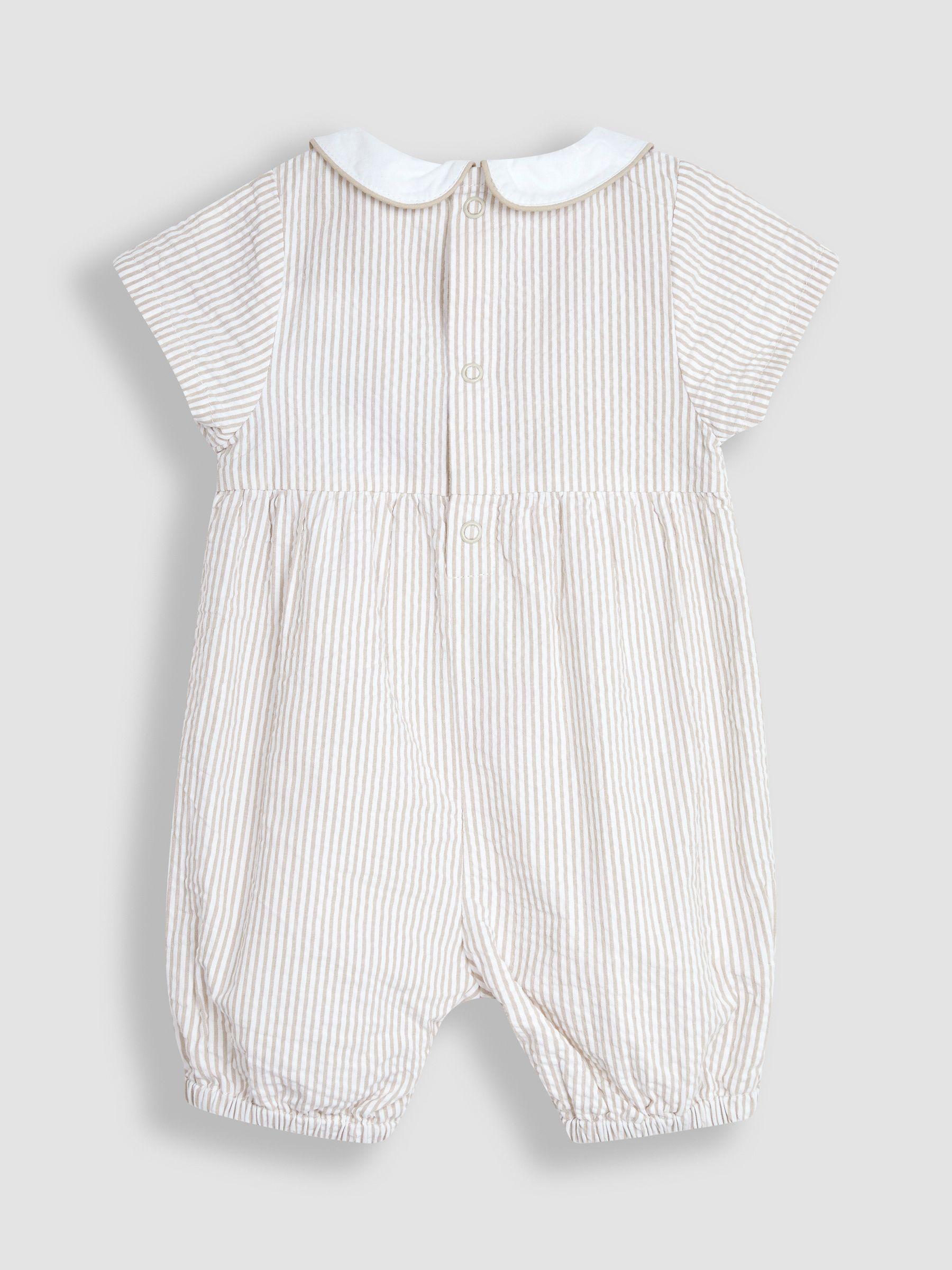 Natural Giraffe Smock Romper - Image 3 of 3