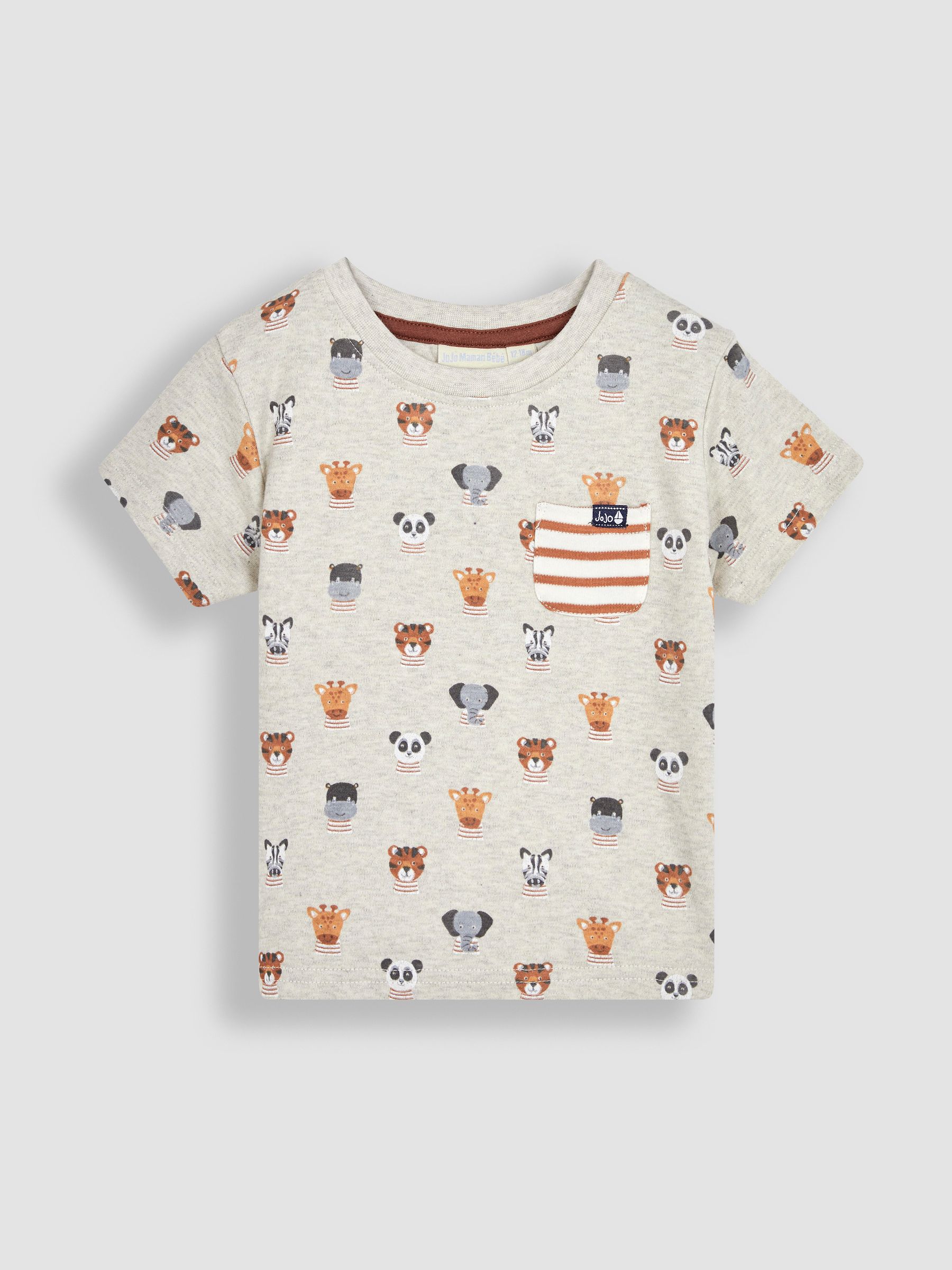 Natural Safari Printed T-Shirt & Shorts Set - Image 4 of 6