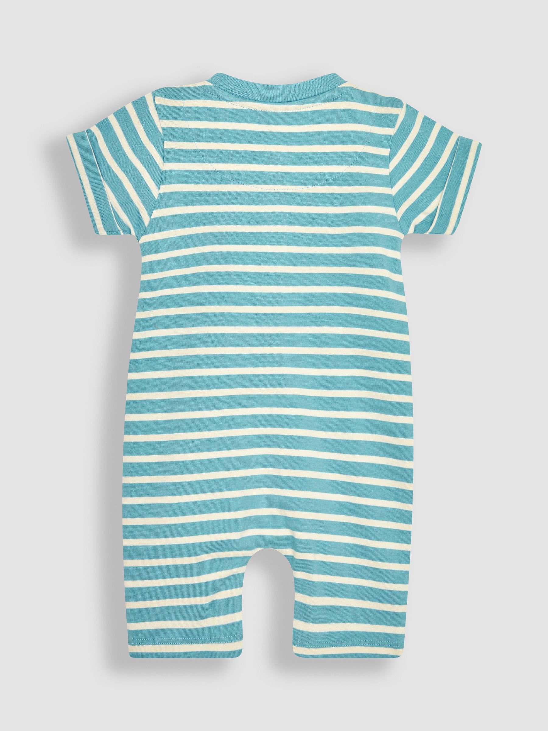 Natural Duck & Stripe 2-Pack Rompers - Image 3 of 6