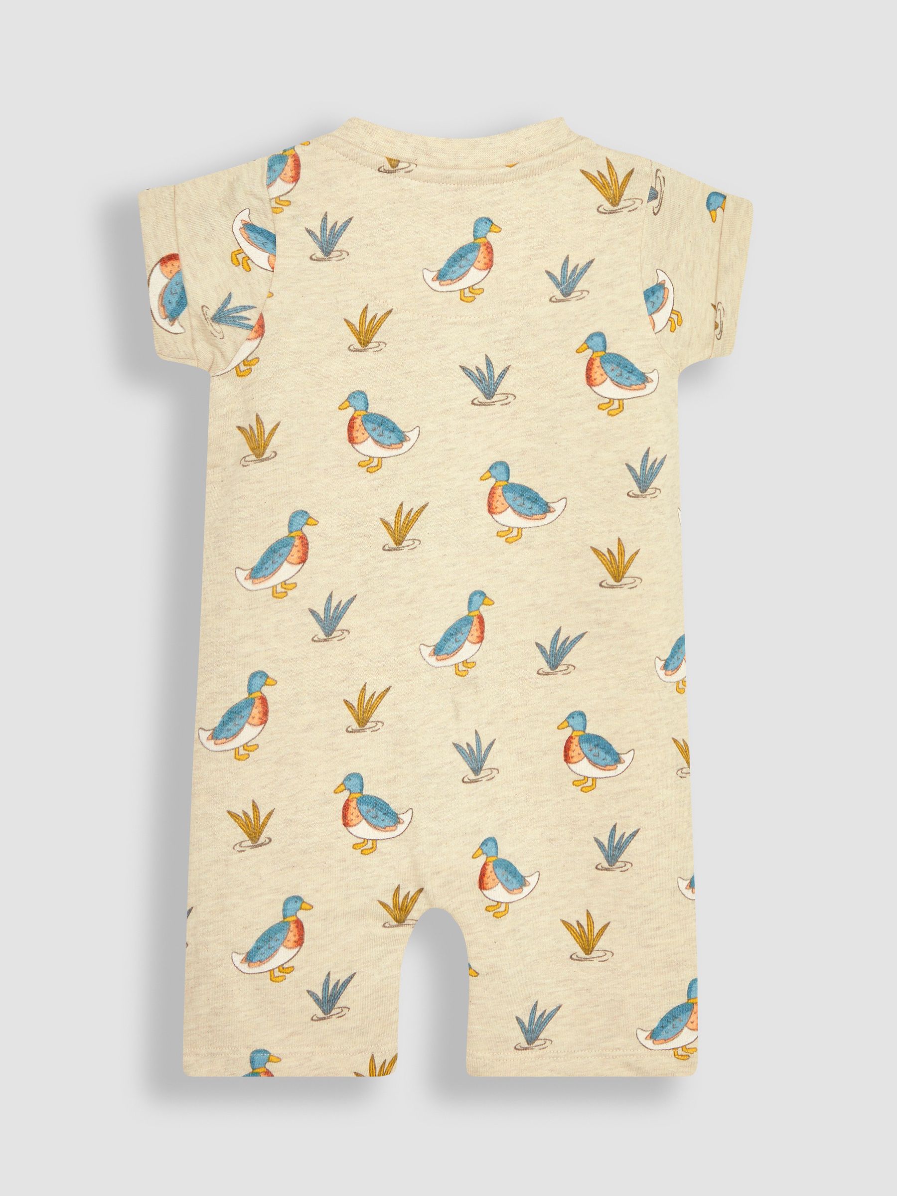 Natural Duck & Stripe 2-Pack Rompers - Image 5 of 6