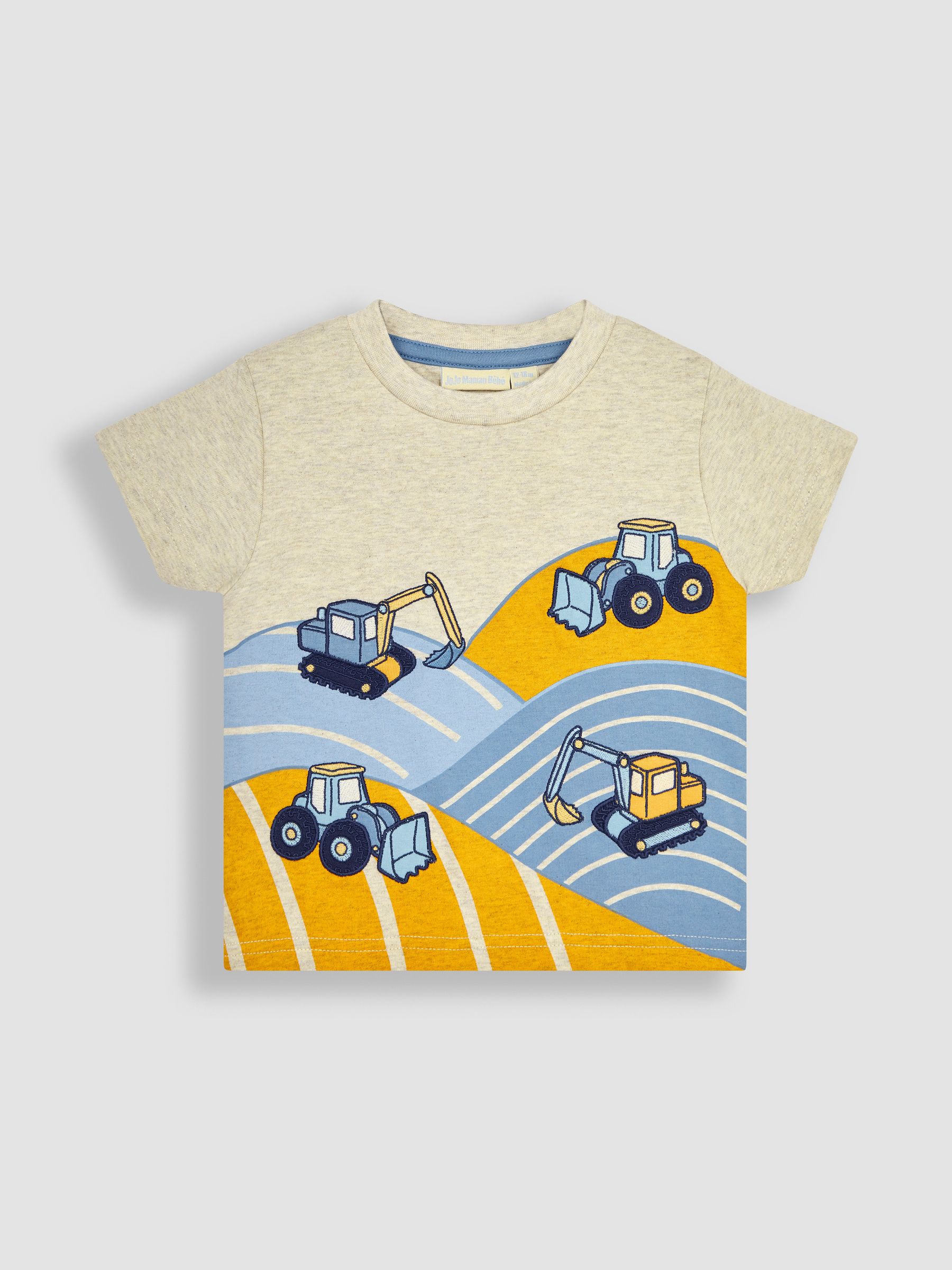 Natural Digger & Field Appliqué T-Shirt - Image 1 of 5