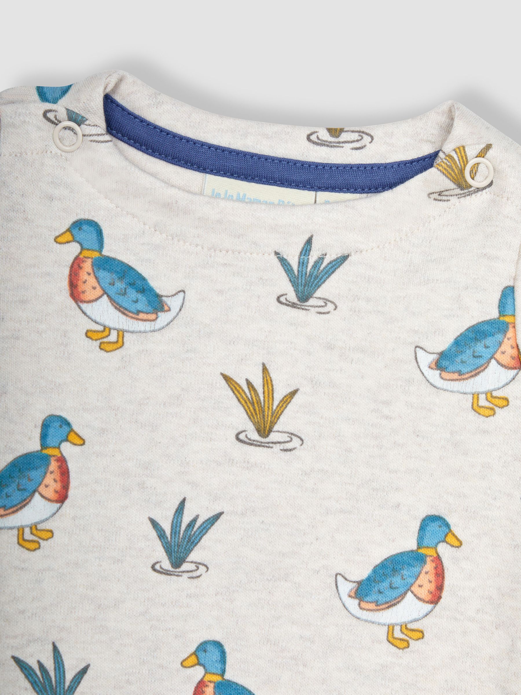 Stone 2-Piece Duck Top & Rib Leggings Set - Image 4 of 5