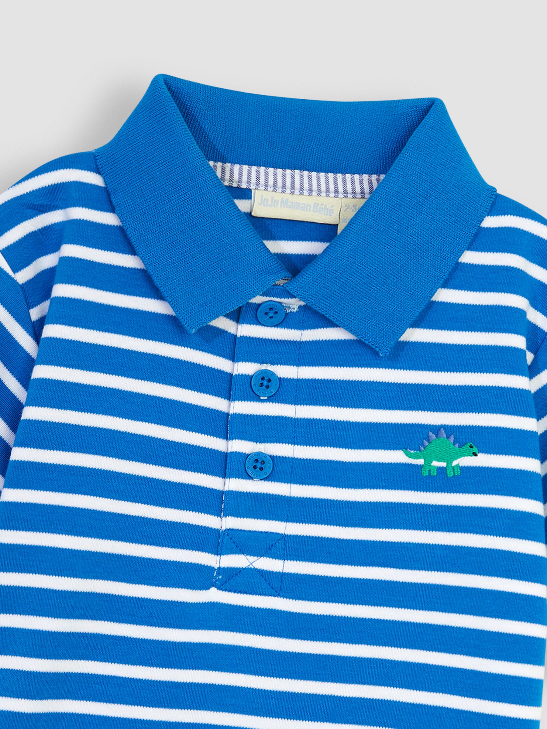 Cobalt Dinosaur Polo Shirt - Image 2 of 3