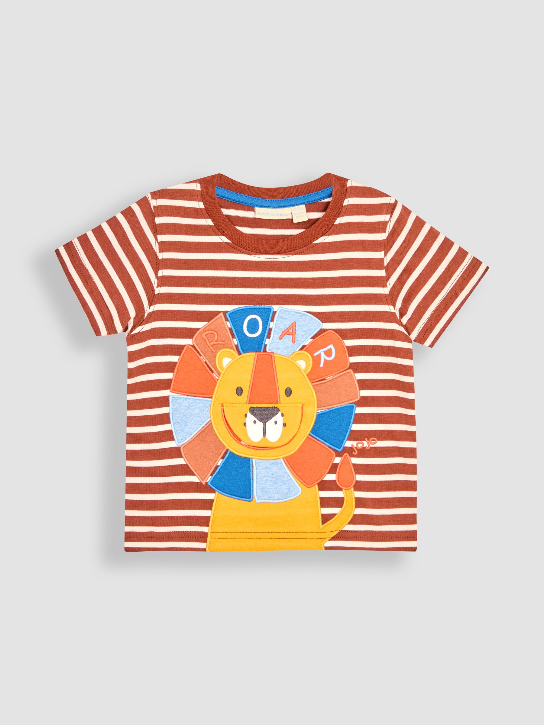 Brown Lion Roar Interactive Appliqué T-Shirt - Image 1 of 3