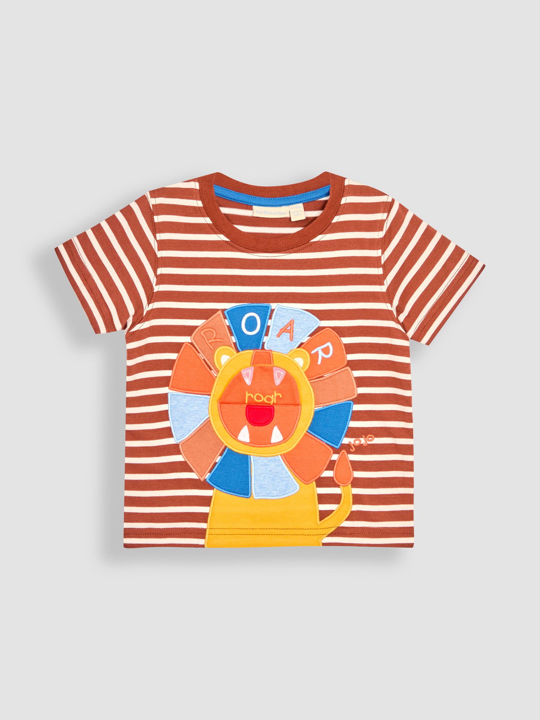 Brown Lion Roar Interactive Appliqué T-Shirt - Image 2 of 3