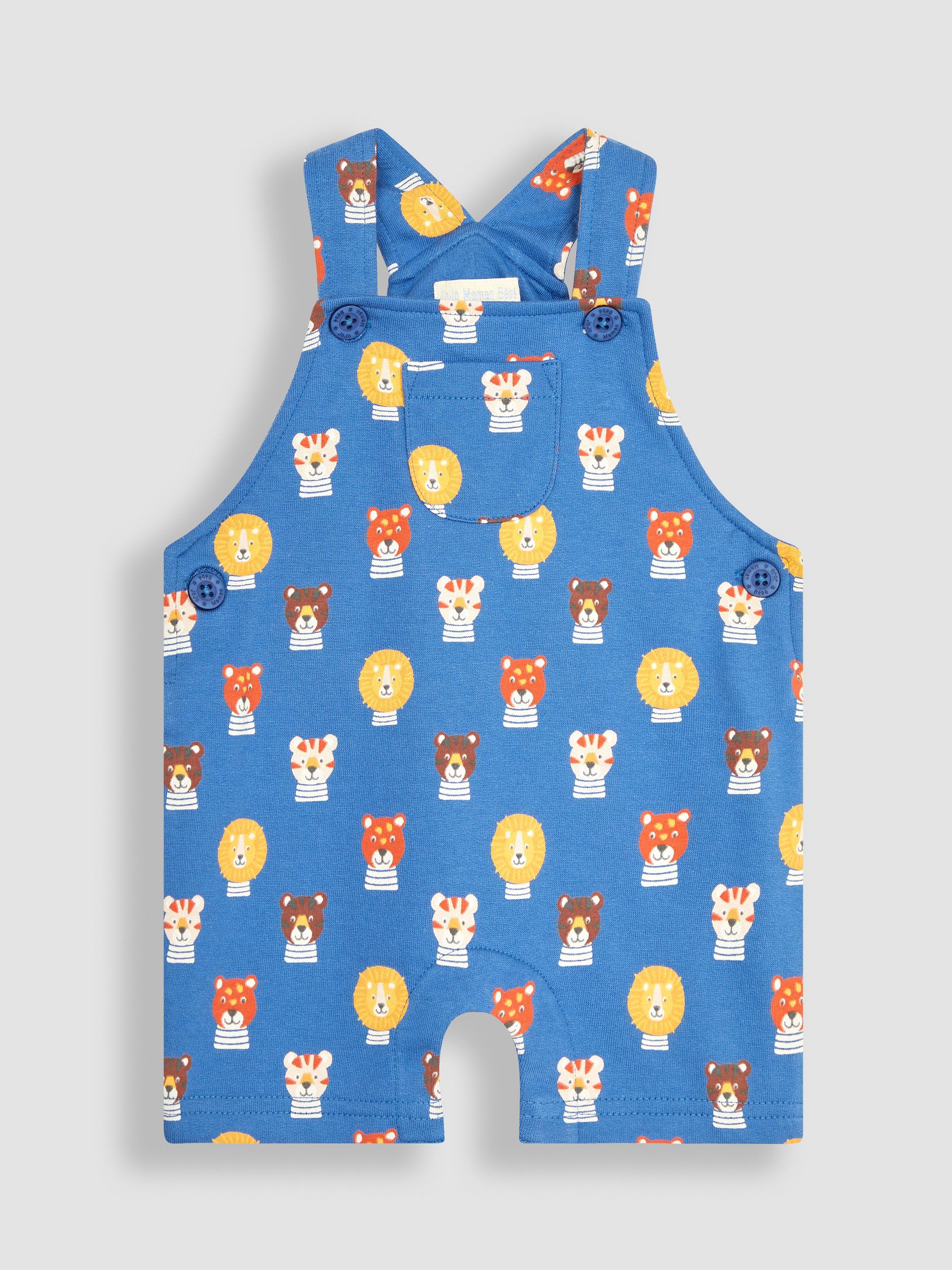 Denim Blue Safari Cat Dungarees & T-Shirt 2-Piece Set - Image 2 of 5