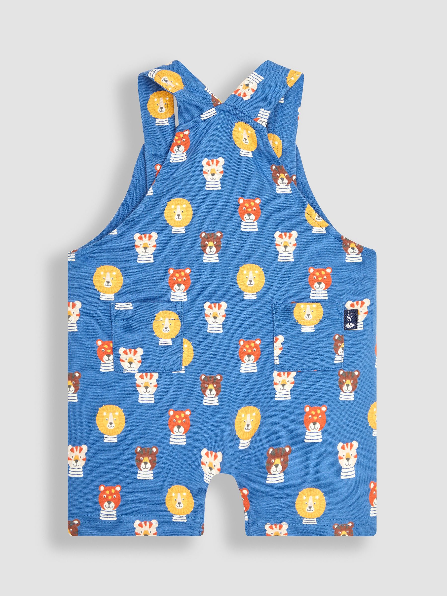 Denim Blue Safari Cat Dungarees & T-Shirt 2-Piece Set - Image 3 of 5