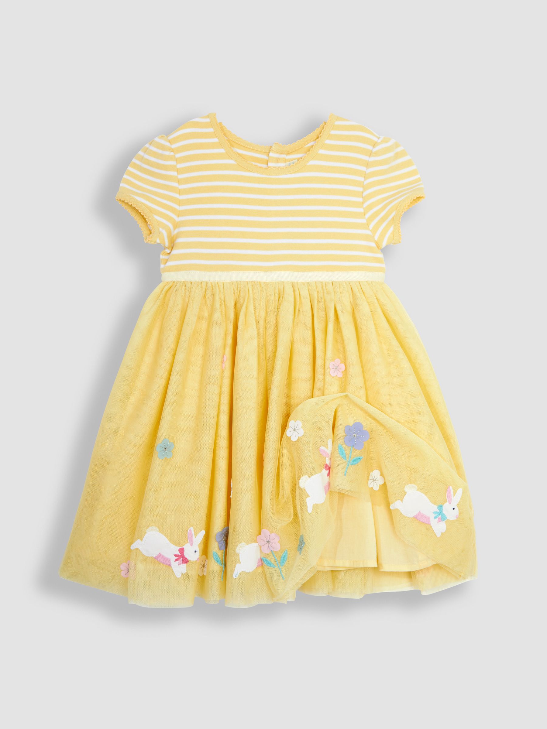 Yellow Bunny Tulle Party Dress - Image 2 of 3