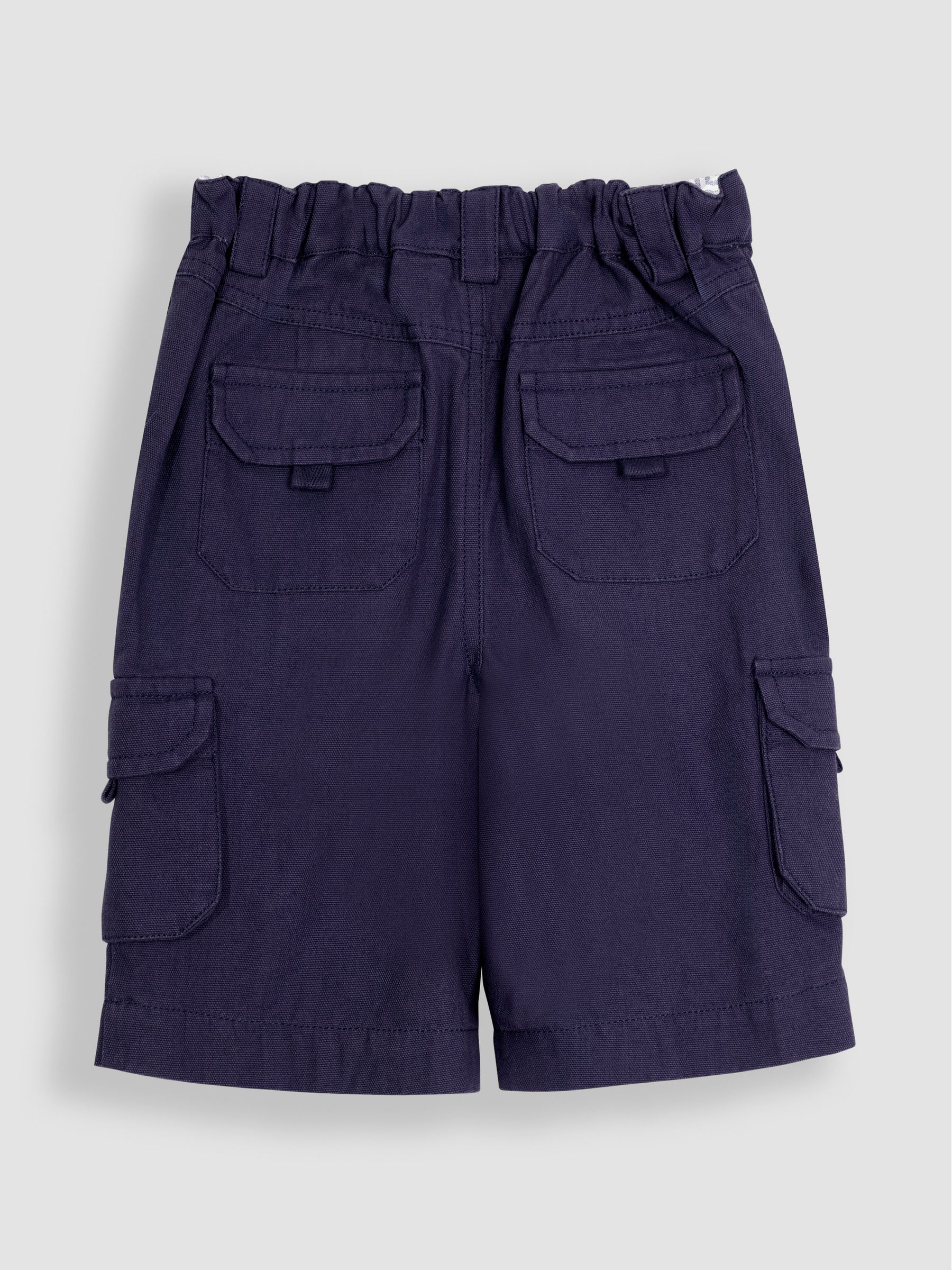 Navy Blue Cargo Shorts - Image 3 of 4