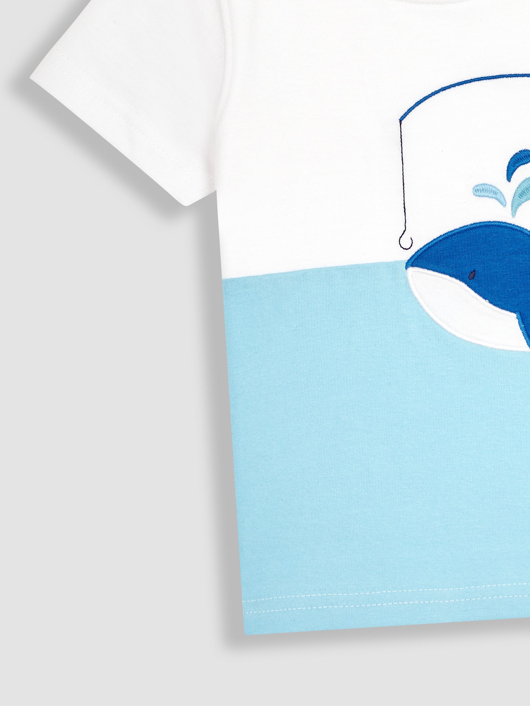 White Whale & Pelican Appliqué Pocket T-Shirt - Image 3 of 3
