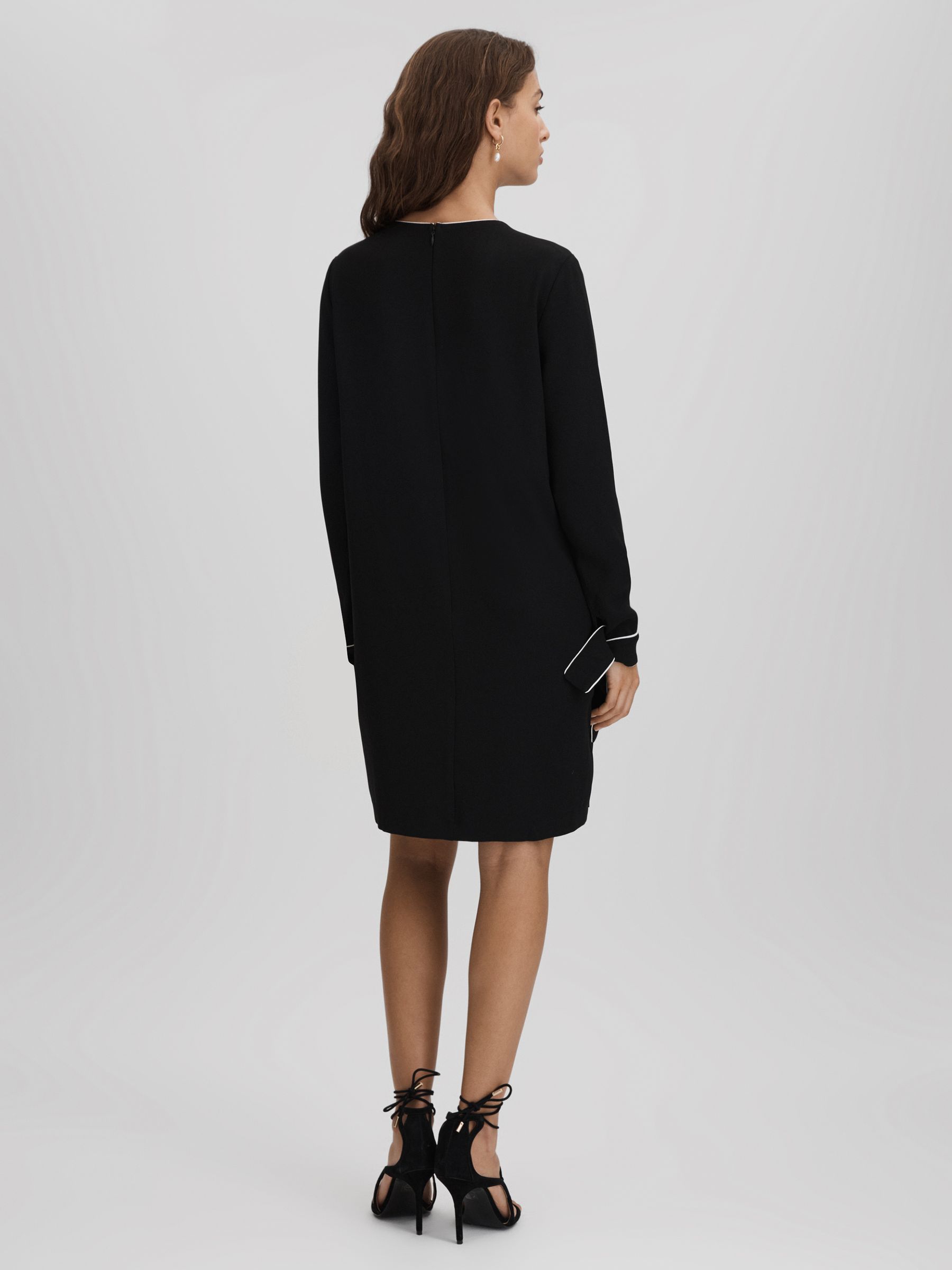Shift Mini Dress in Black - Image 5 of 7