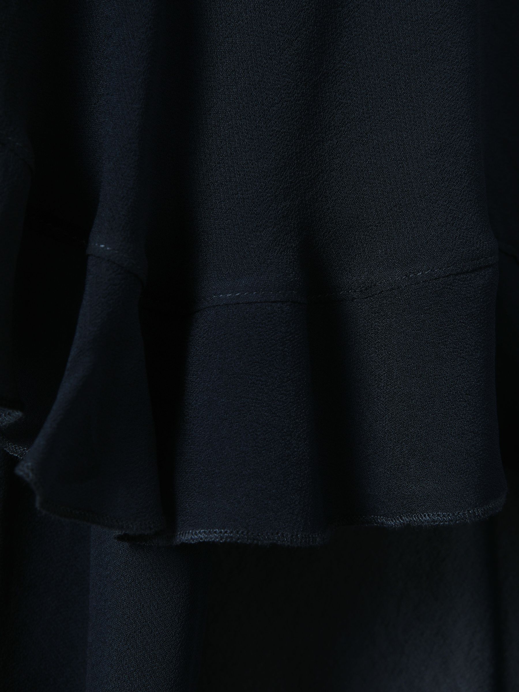 Pleated Cape Style Top in Navy - Image 6 of 6