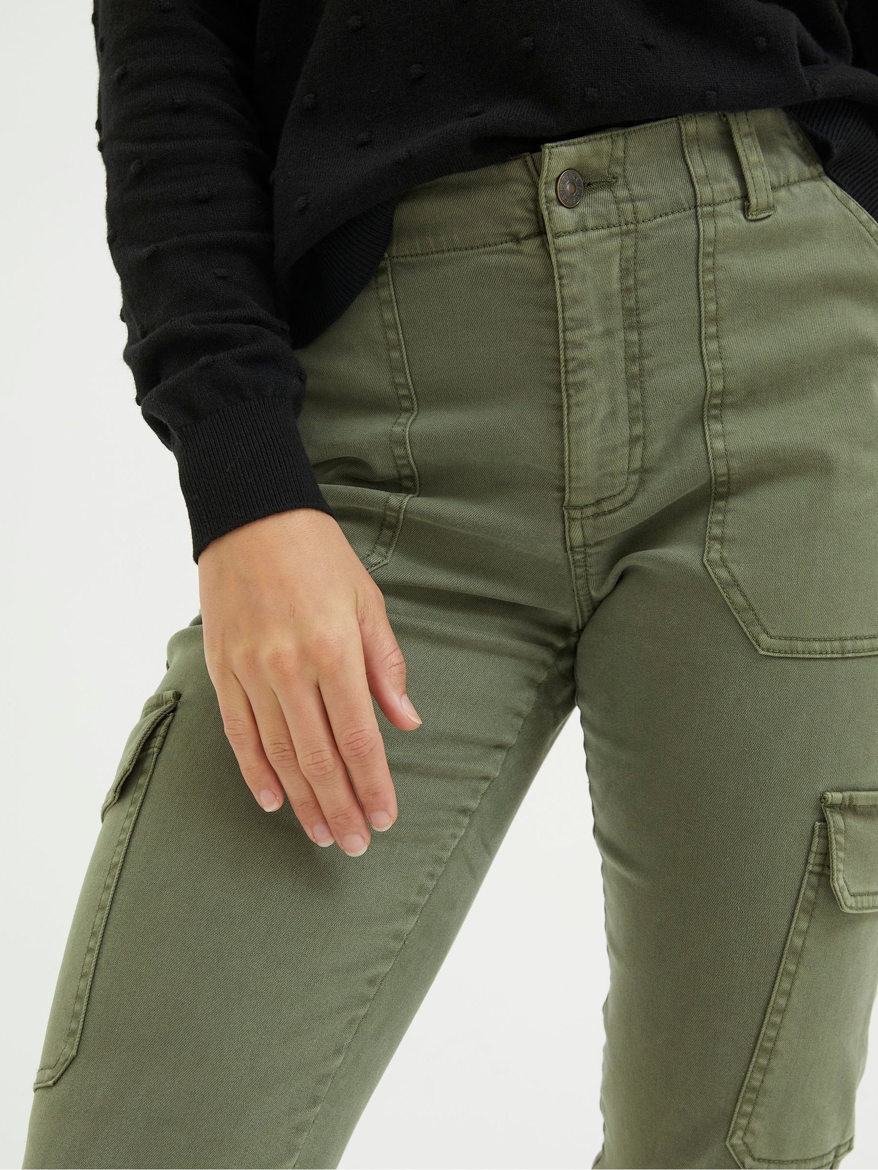 Green Cargo Trousers - Image 4 of 6
