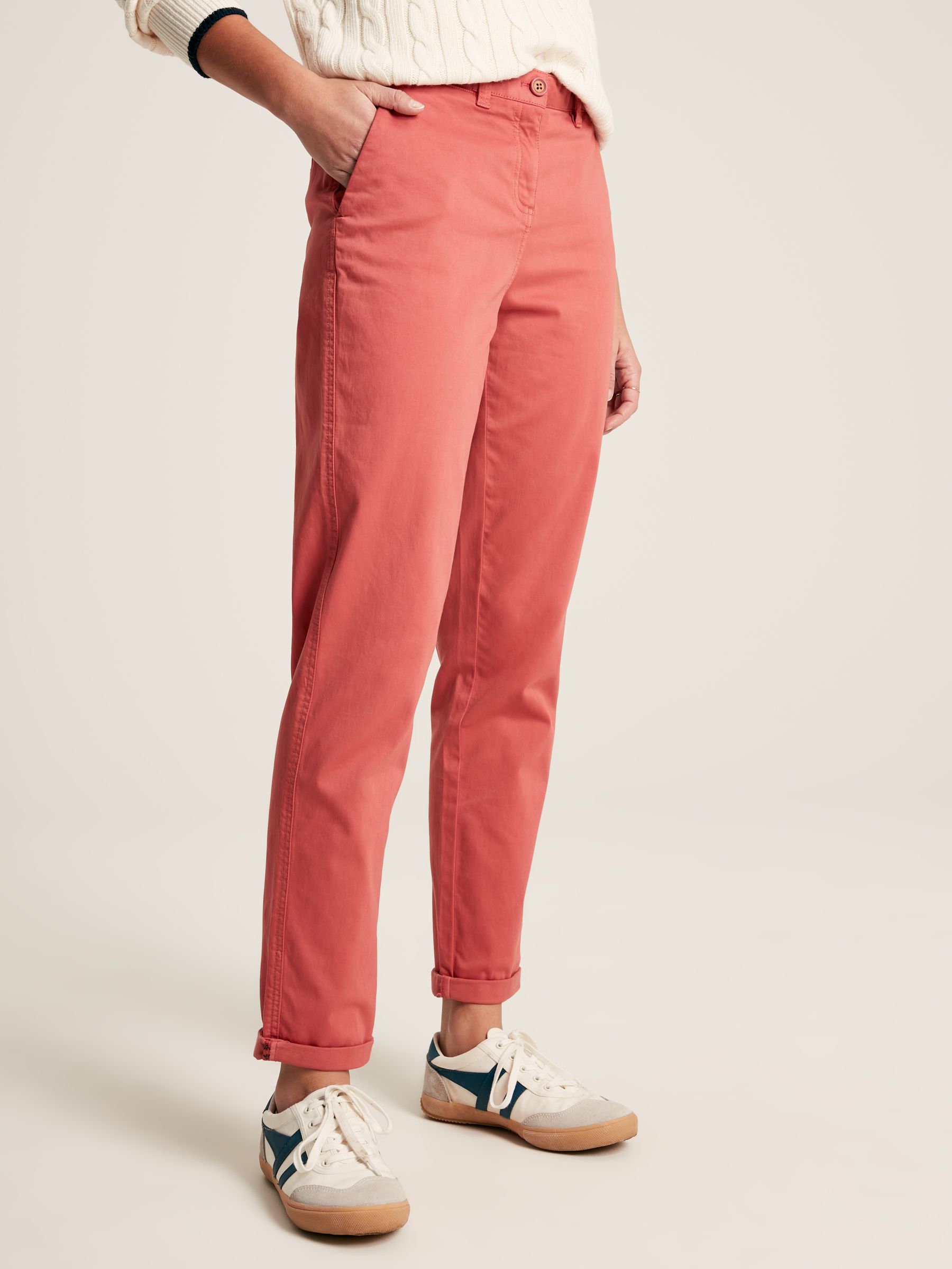 Hesford Pink Chino Trousers - Image 1 of 5