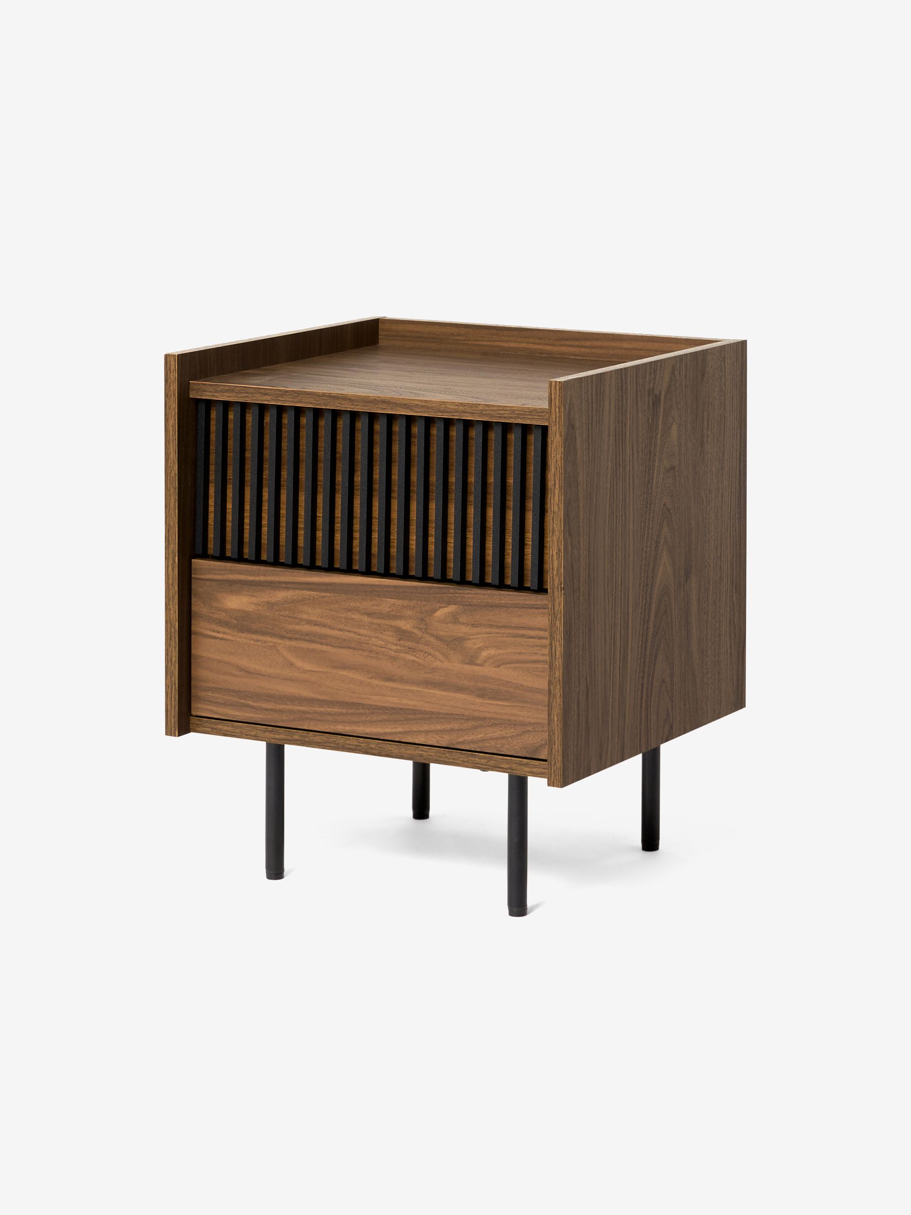 Blaze Bedside Table in Dark Walnut Effect - Image 6 of 6