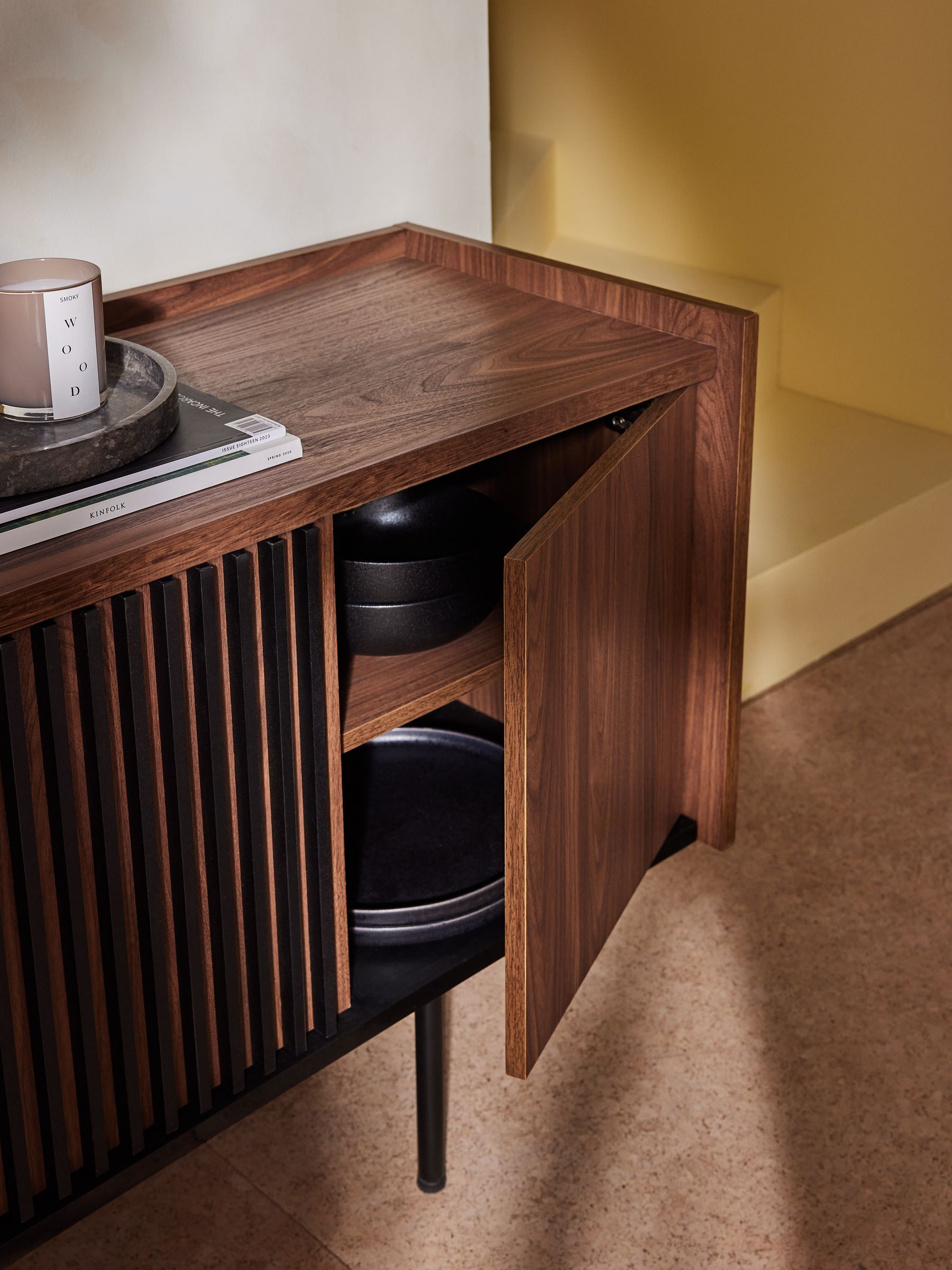 Blaze Large Sideboard in Dark Brown - Image 2 of 3