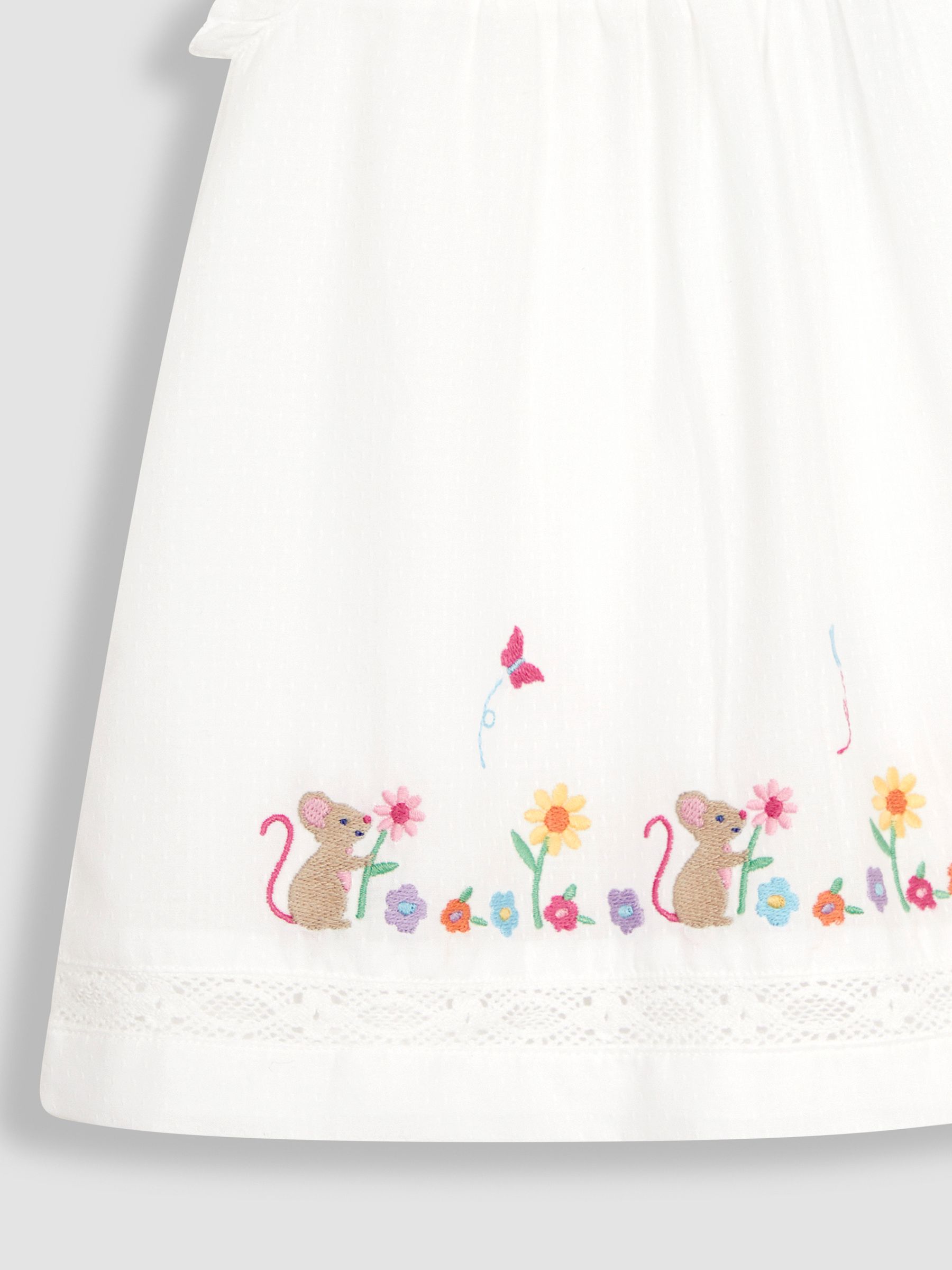 White Mouse Embroidered Pretty Blouse - Image 2 of 3