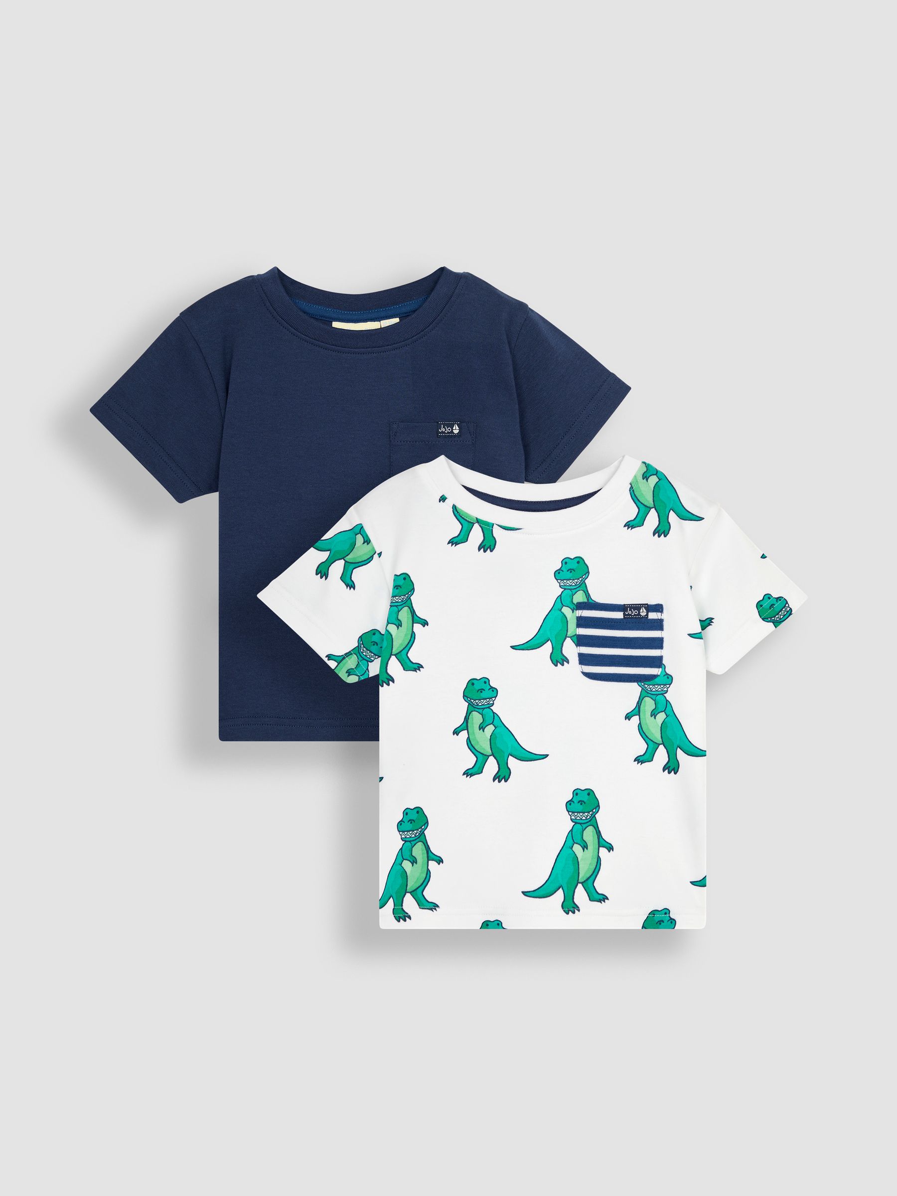 White TRex 2-Pack Pocket T-Shirts - Image 1 of 4