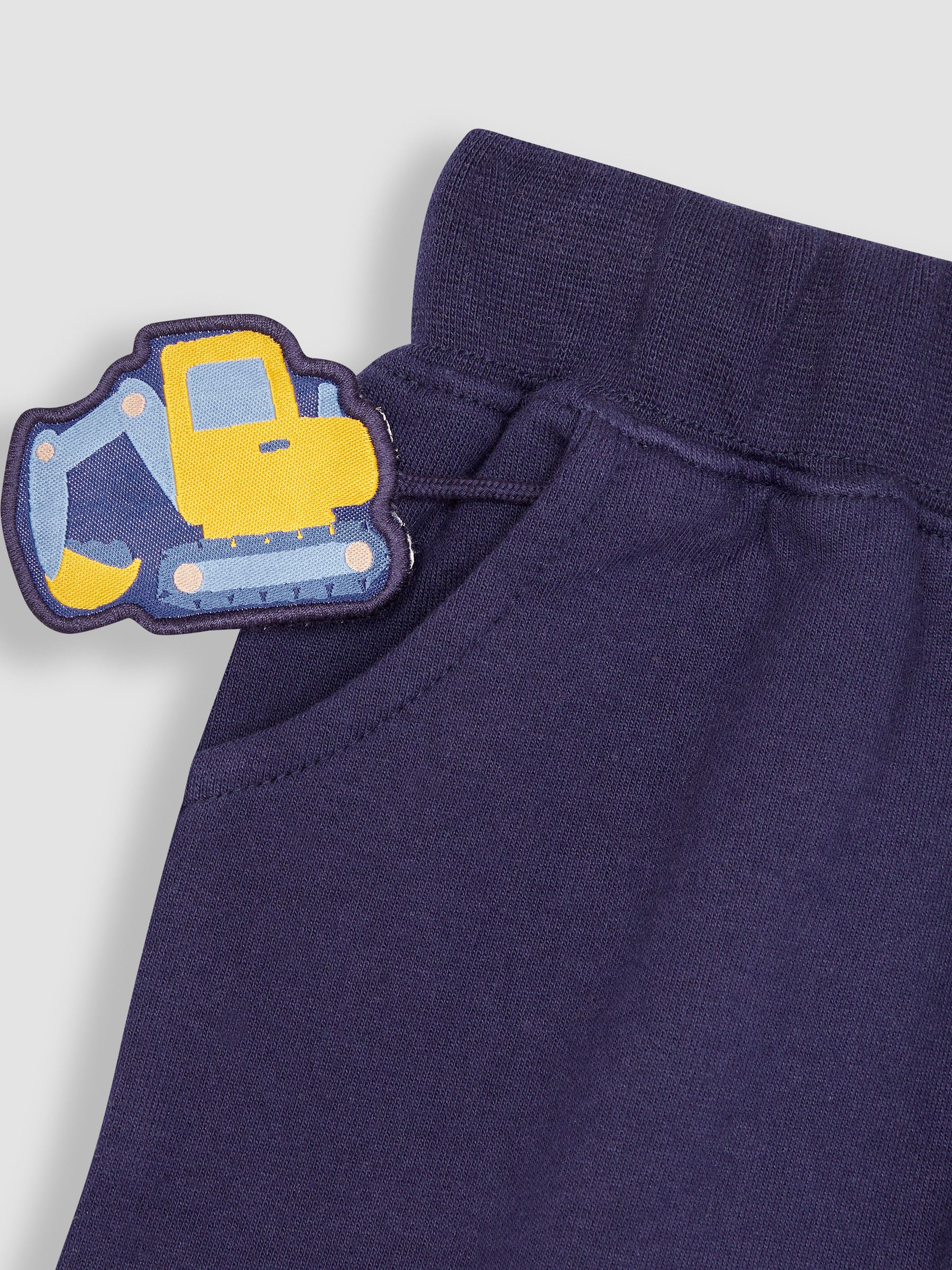 Yellow Digger Appliqué T-Shirt and Shorts Set - Image 4 of 5