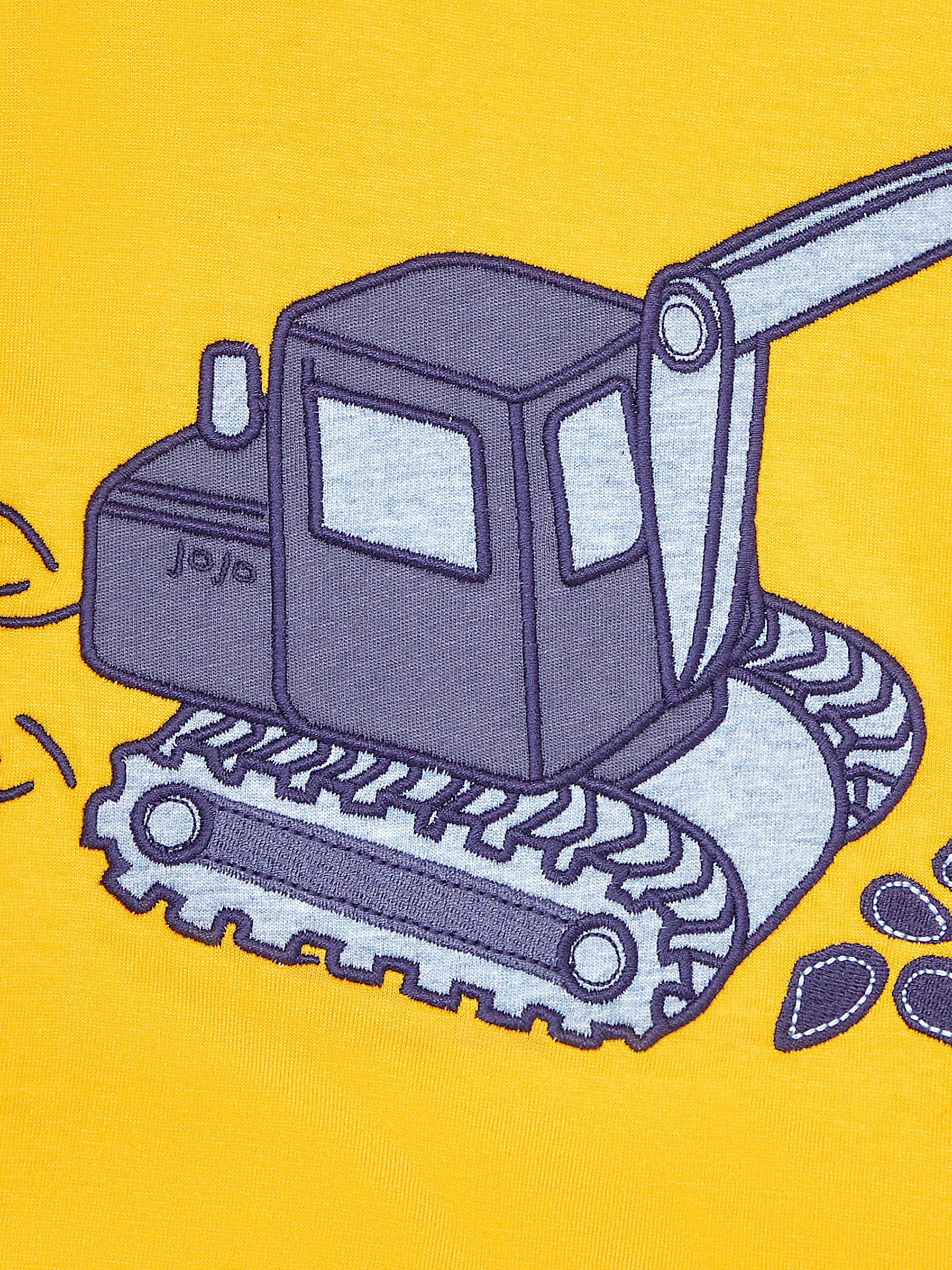 Yellow Digger Appliqué T-Shirt and Shorts Set - Image 5 of 5
