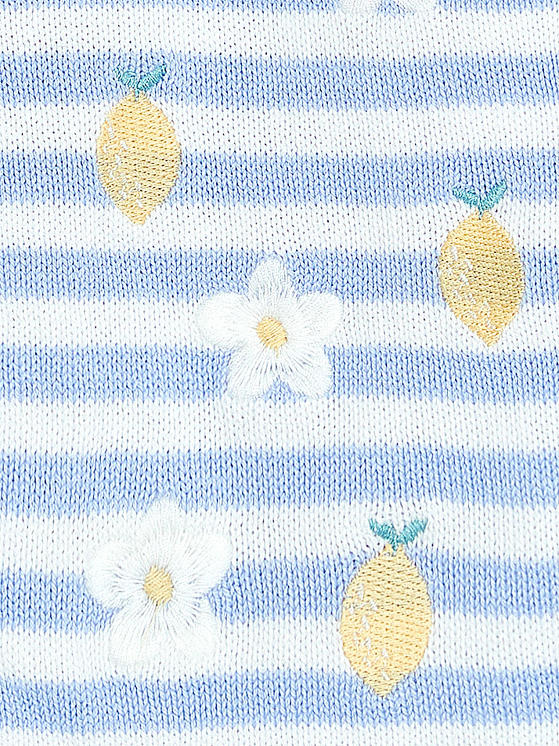 Blue Lemon & Daisy Embroidered Cardigan - Image 3 of 3