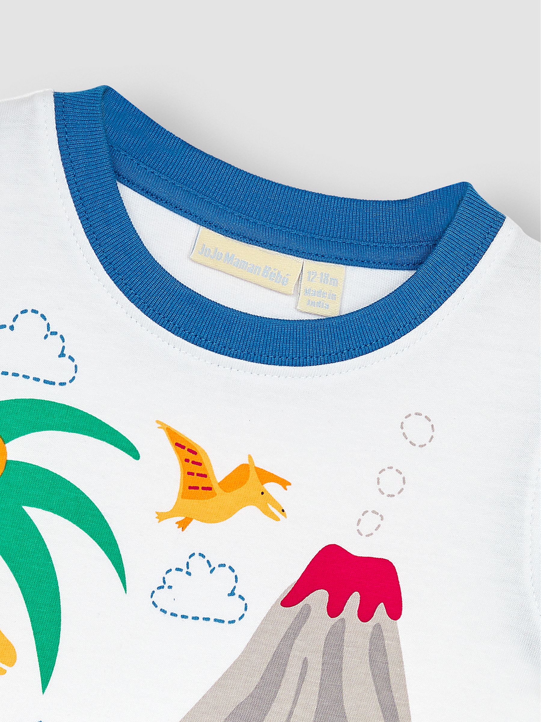 Blue Dino Scene T-Shirt - Image 2 of 3