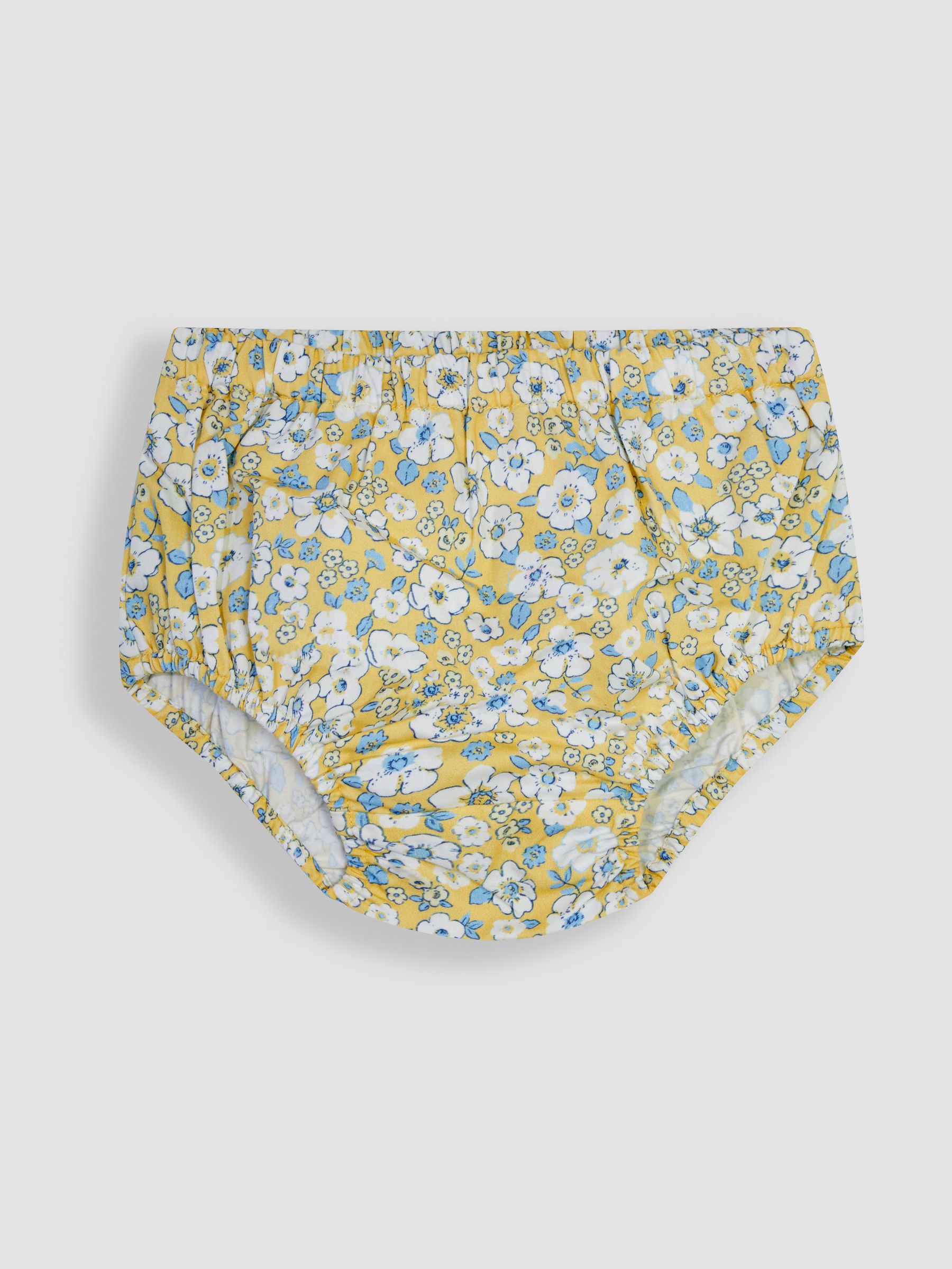 Yellow Hedgerow Floral Broderie Collar Party Dress - Image 6 of 6