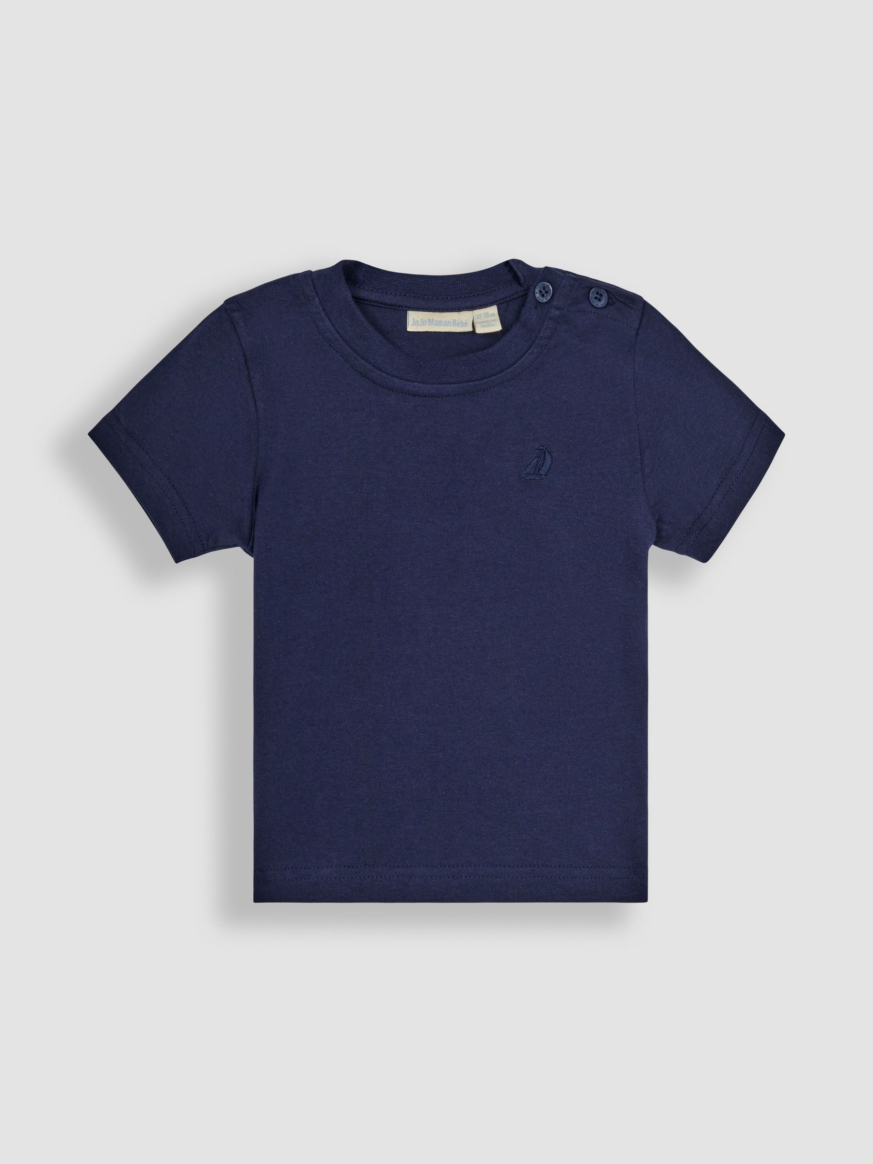 Navy Blue Plain 2-Pack T-Shirts - Image 4 of 4