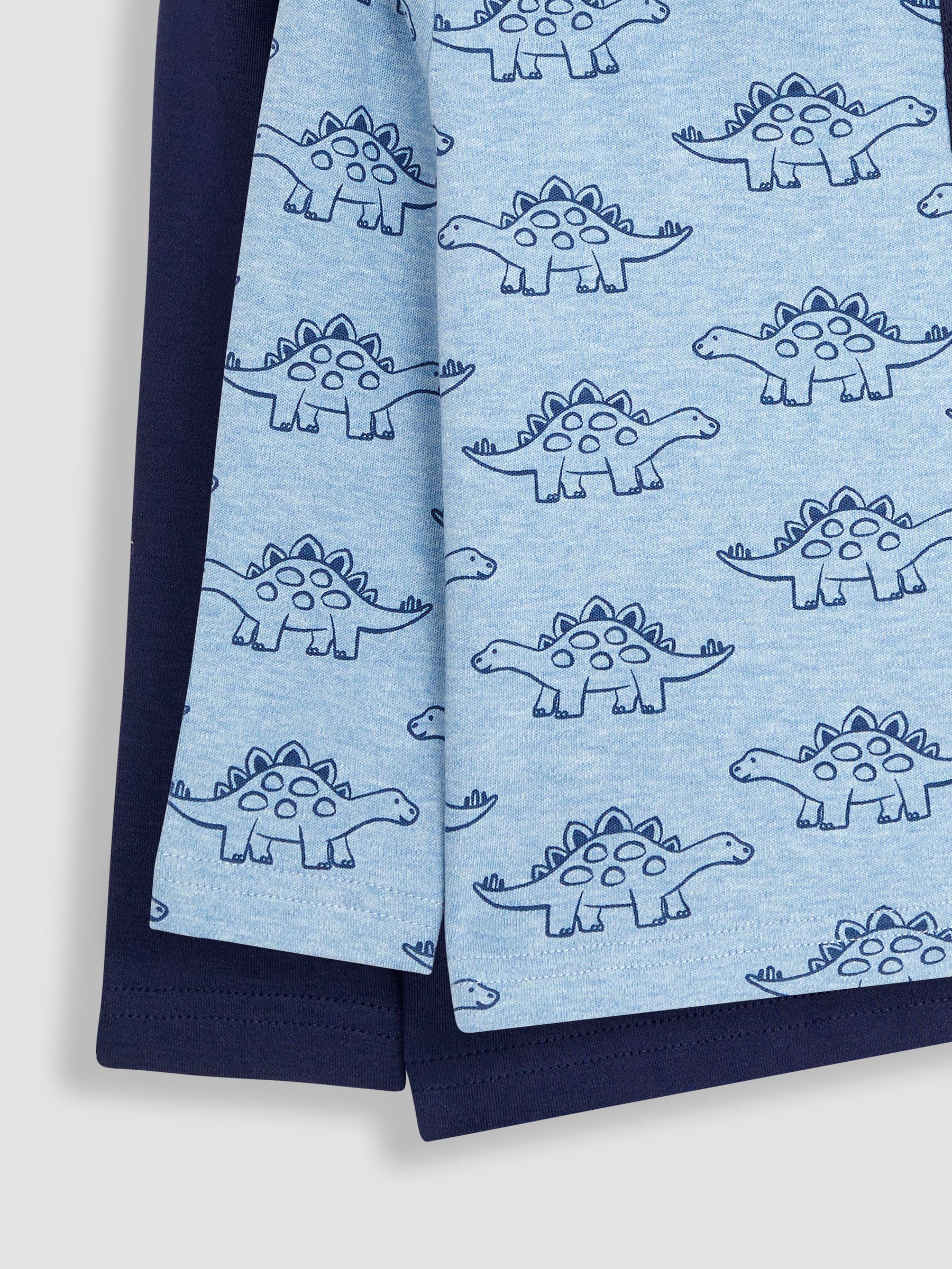 Blue Stegosaurus 2-Pack Printed Tops - Image 5 of 7