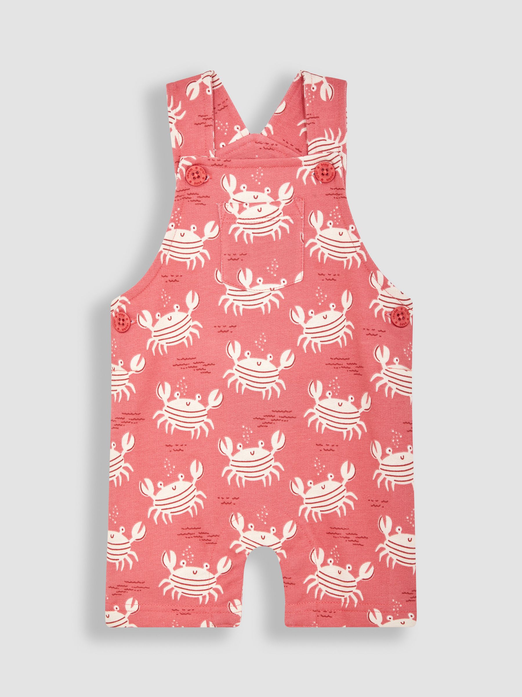 Orange Crab Dungarees & T-Shirt 2-Piece Set - Image 3 of 6